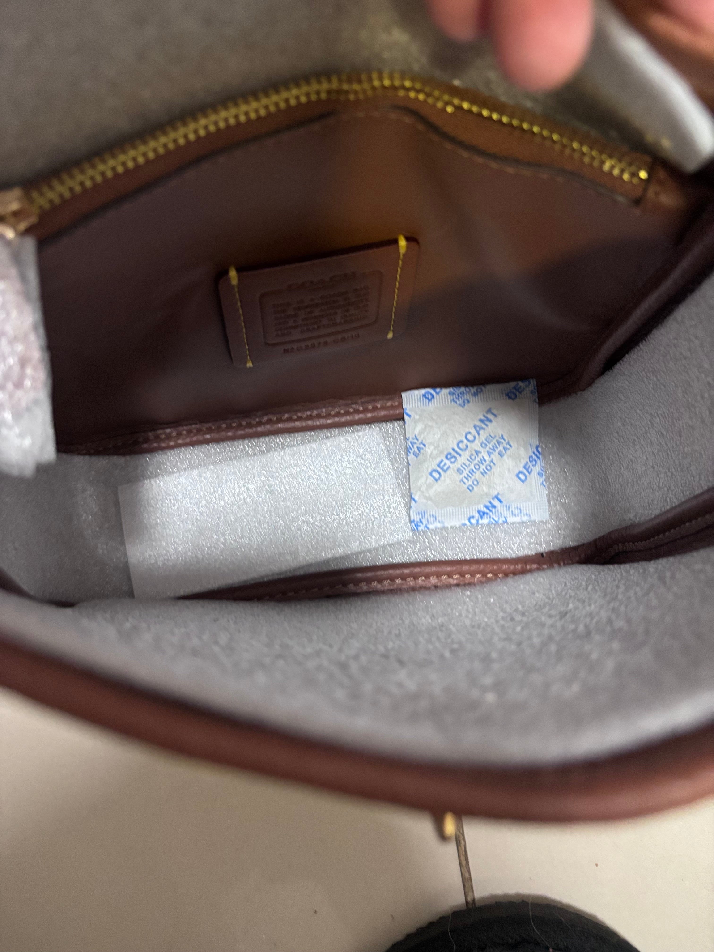 COACH Mini Crossbody Hadley Straw/Gold Multi