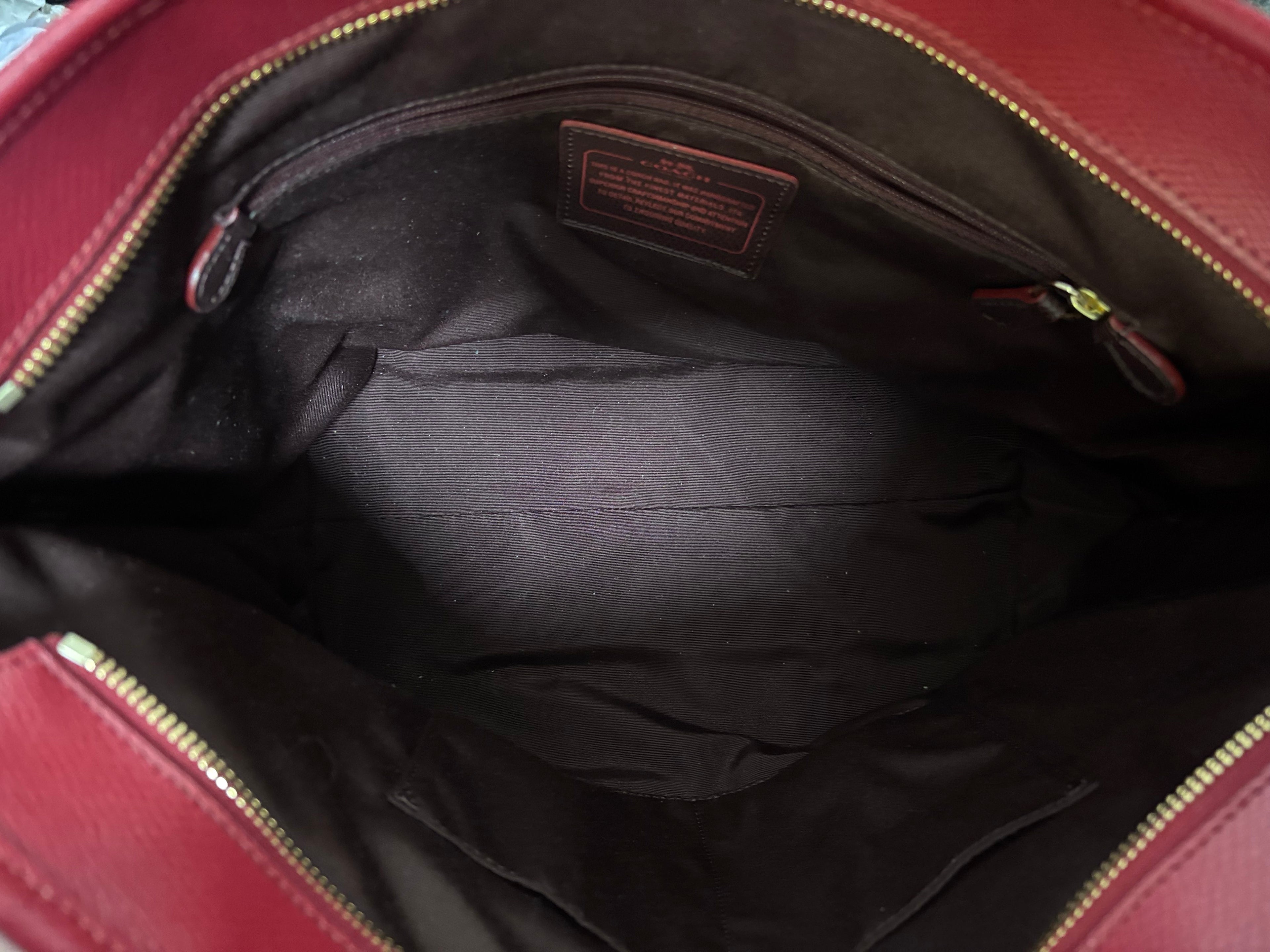 COACH Zip Top City Tote