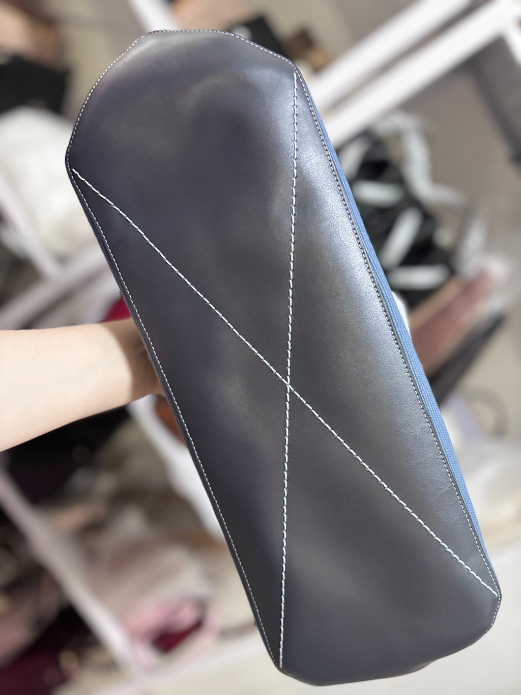 COACH Denim Large Tote Canvas