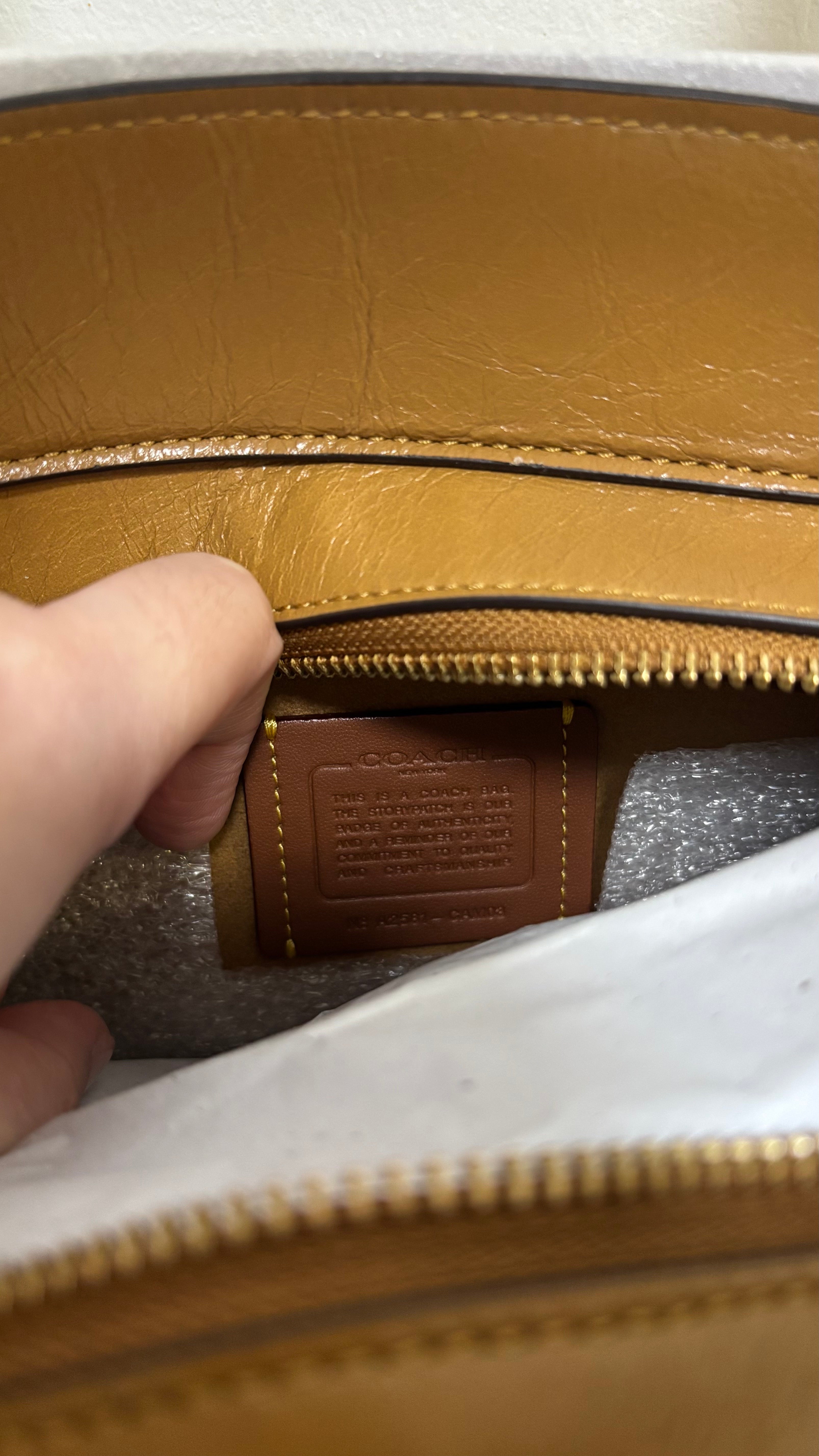 COACH Empire Carryall Bag 34 in Honey Brown