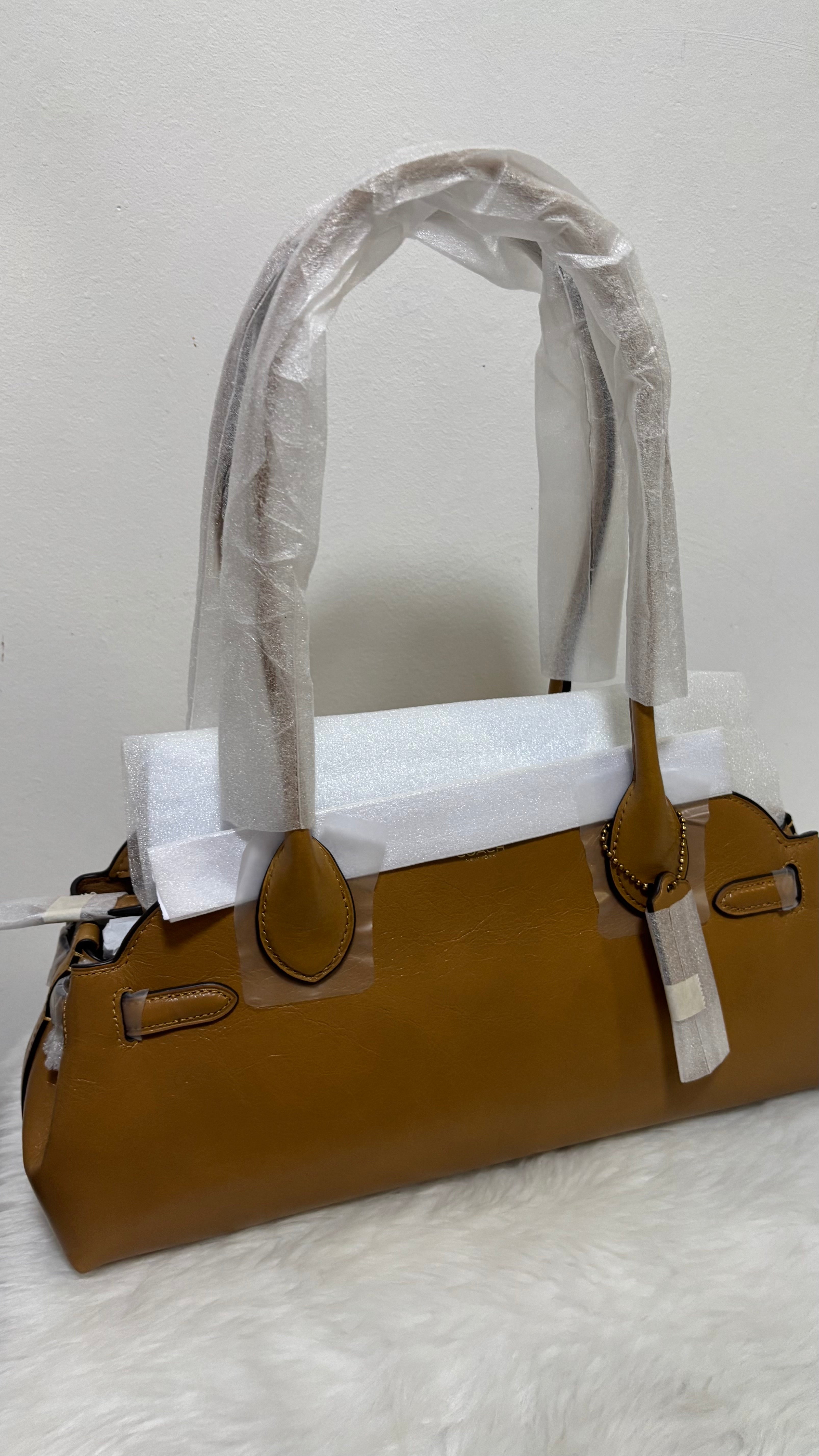 COACH Empire Carryall Bag 34 in Honey Brown