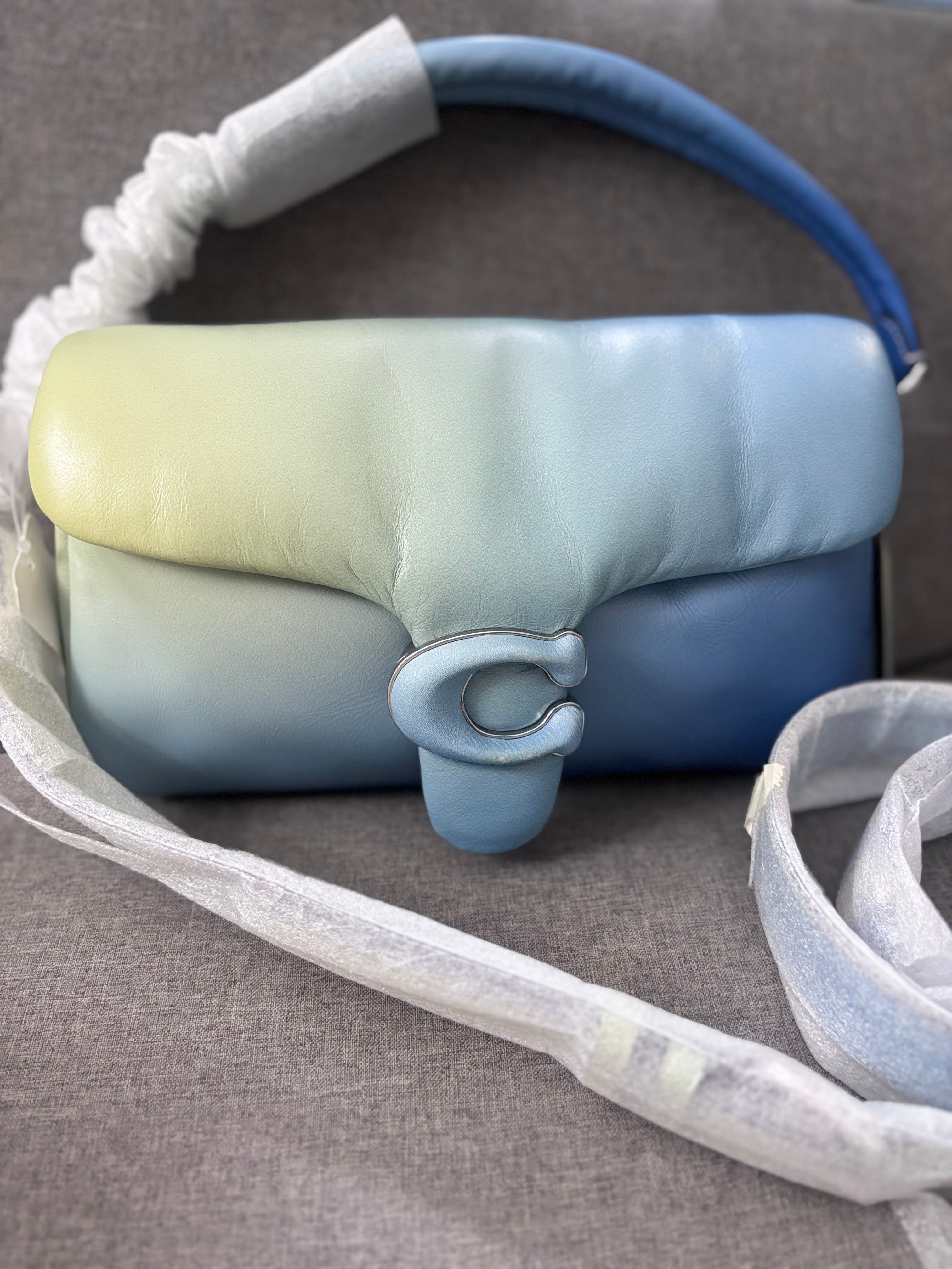 COACH Ombre Pillow Tabby Shoulder Bag - Green And Blue