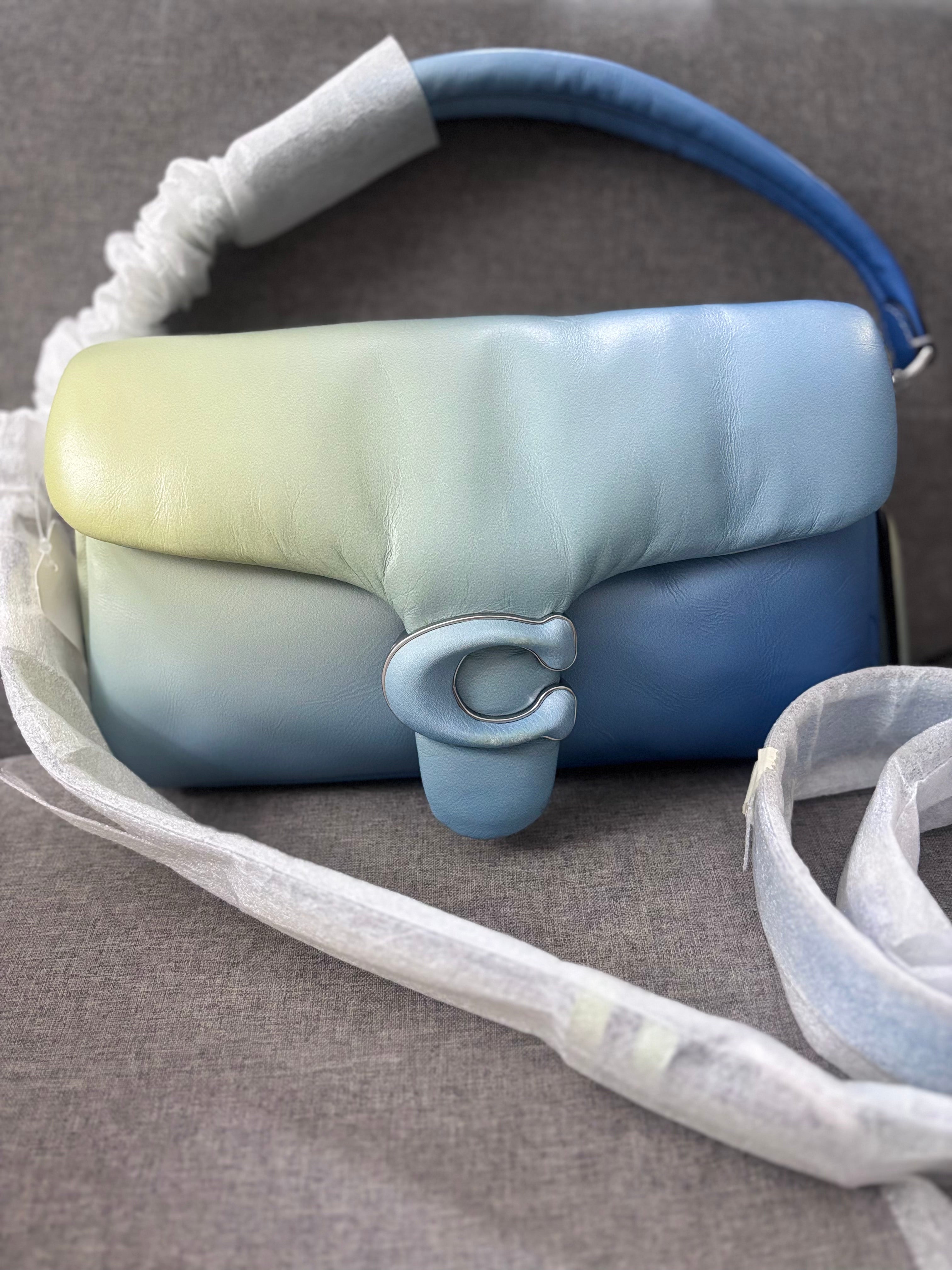 COACH Ombre Pillow Tabby Shoulder Bag - Green And Blue