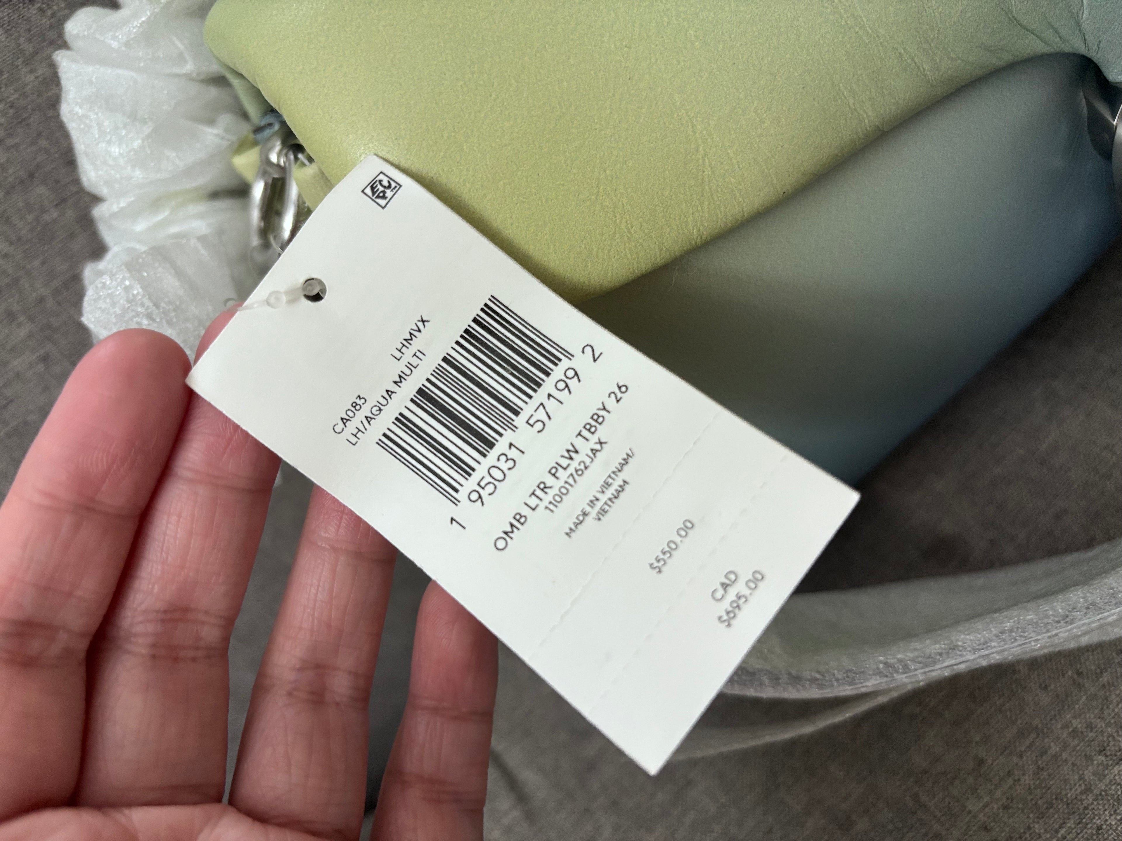 COACH Ombre Pillow Tabby Shoulder Bag - Green And Blue