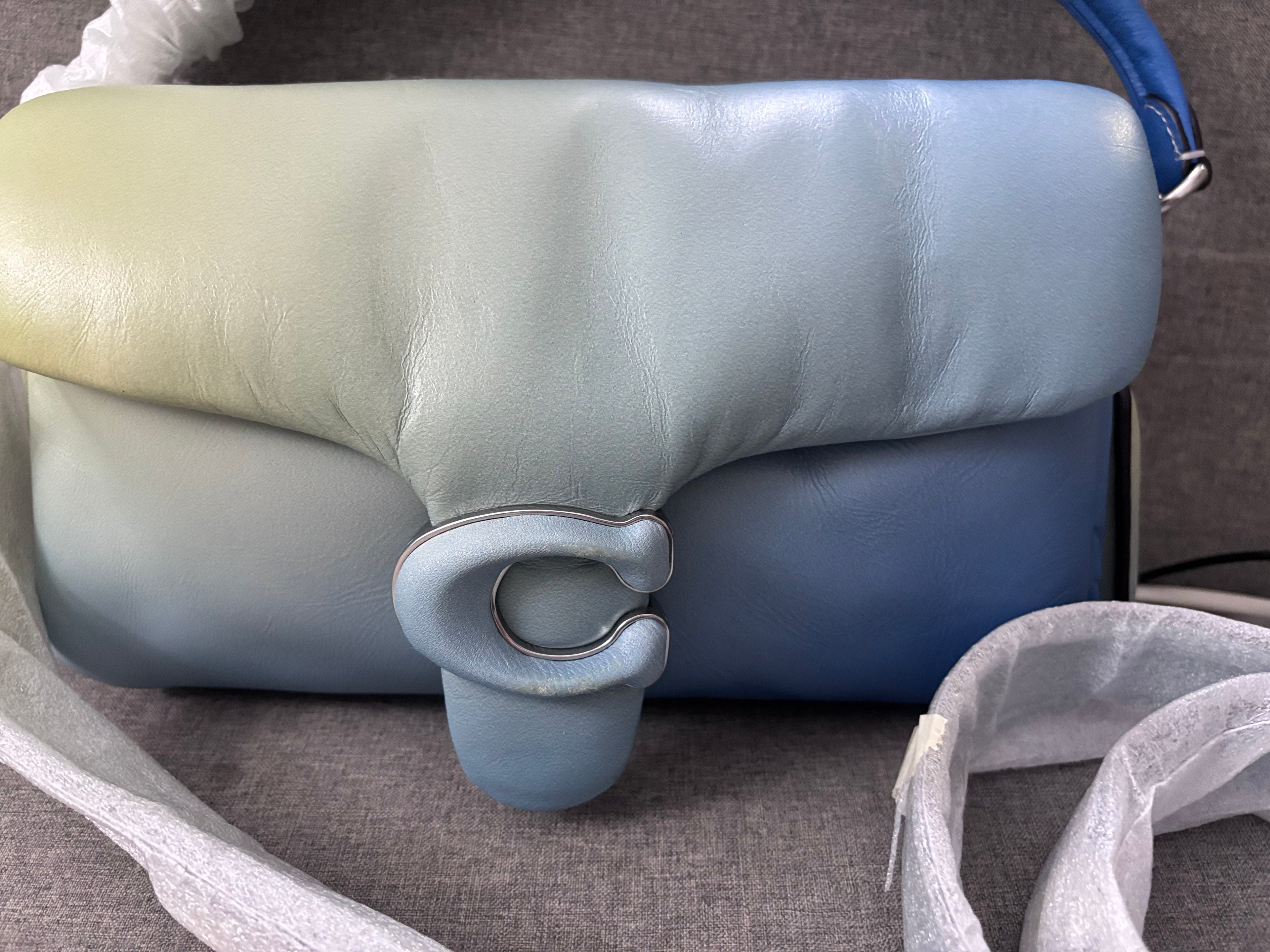 COACH Ombre Pillow Tabby Shoulder Bag - Green And Blue