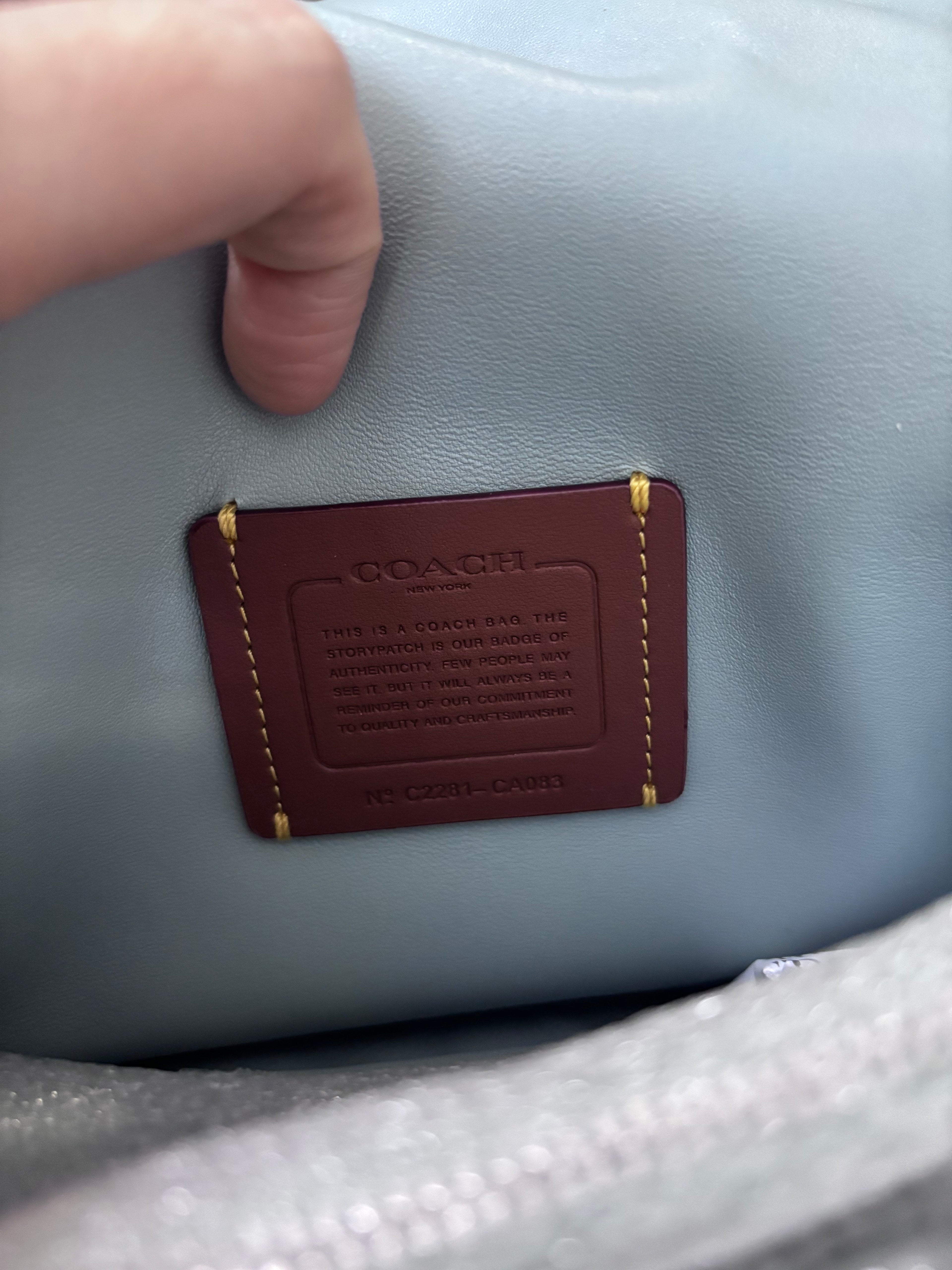 COACH Ombre Pillow Tabby Shoulder Bag - Green And Blue