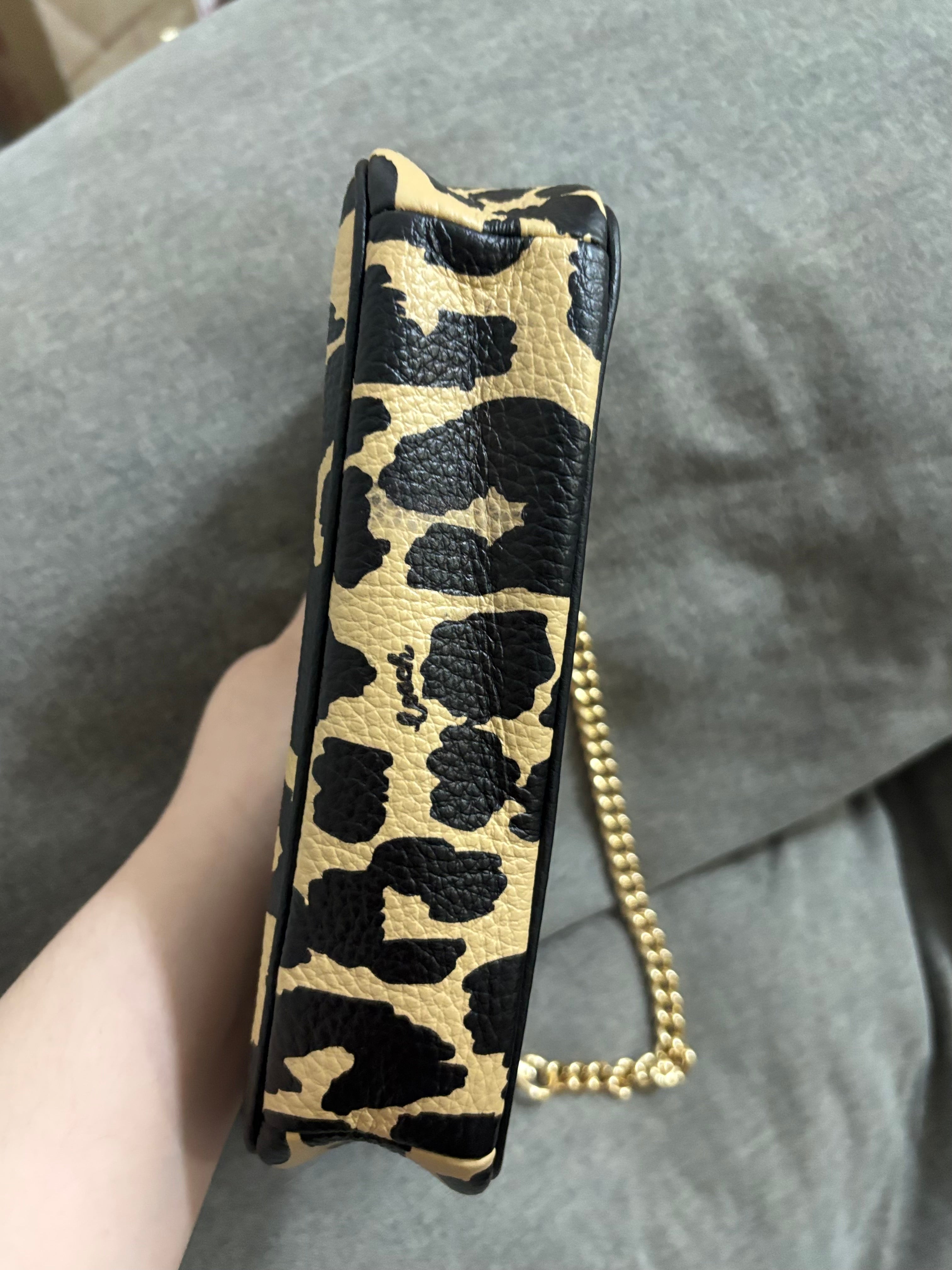 COACH Nolita 19 With Leopard Print