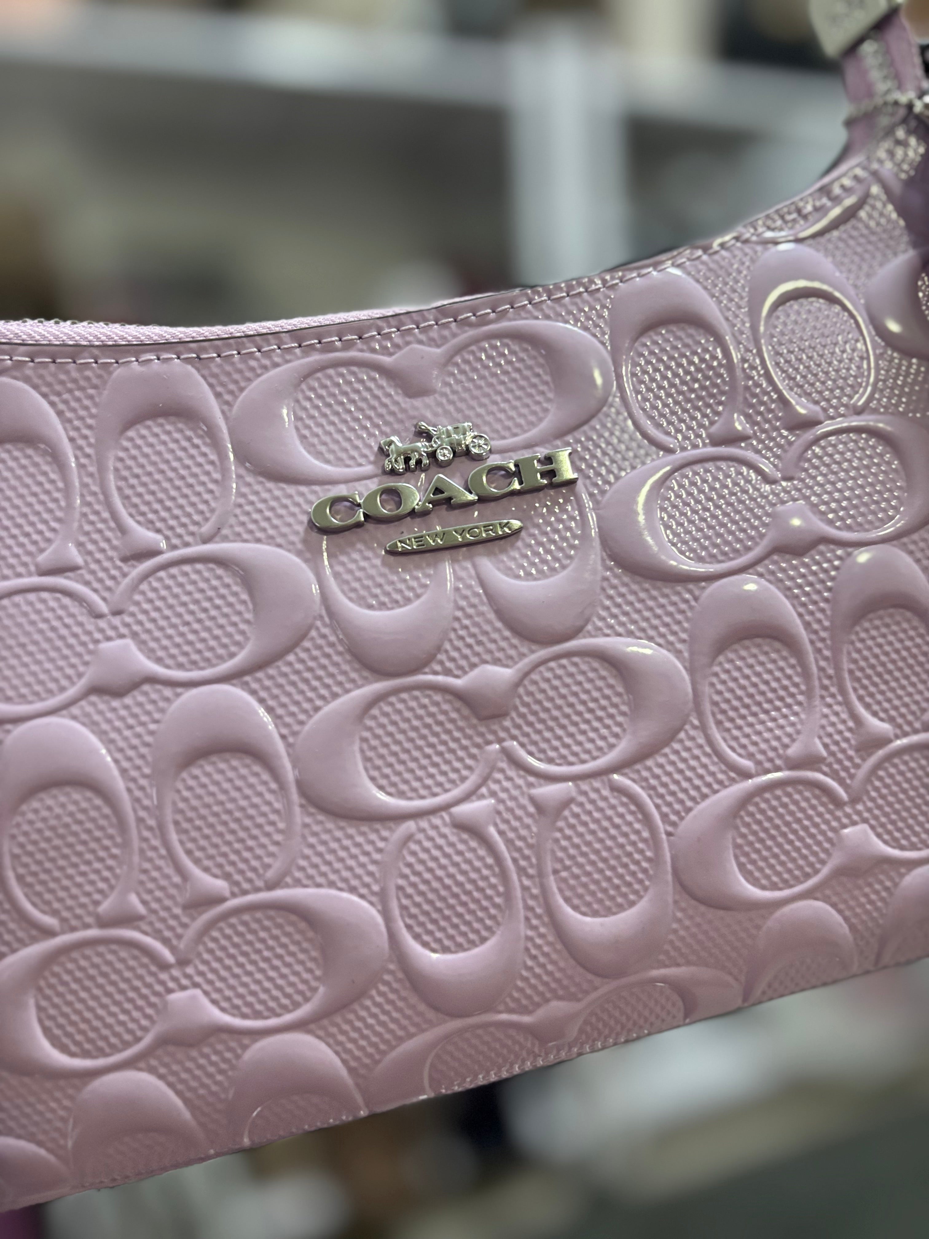 COACH Teri Shoulder Bag - Embossed purple