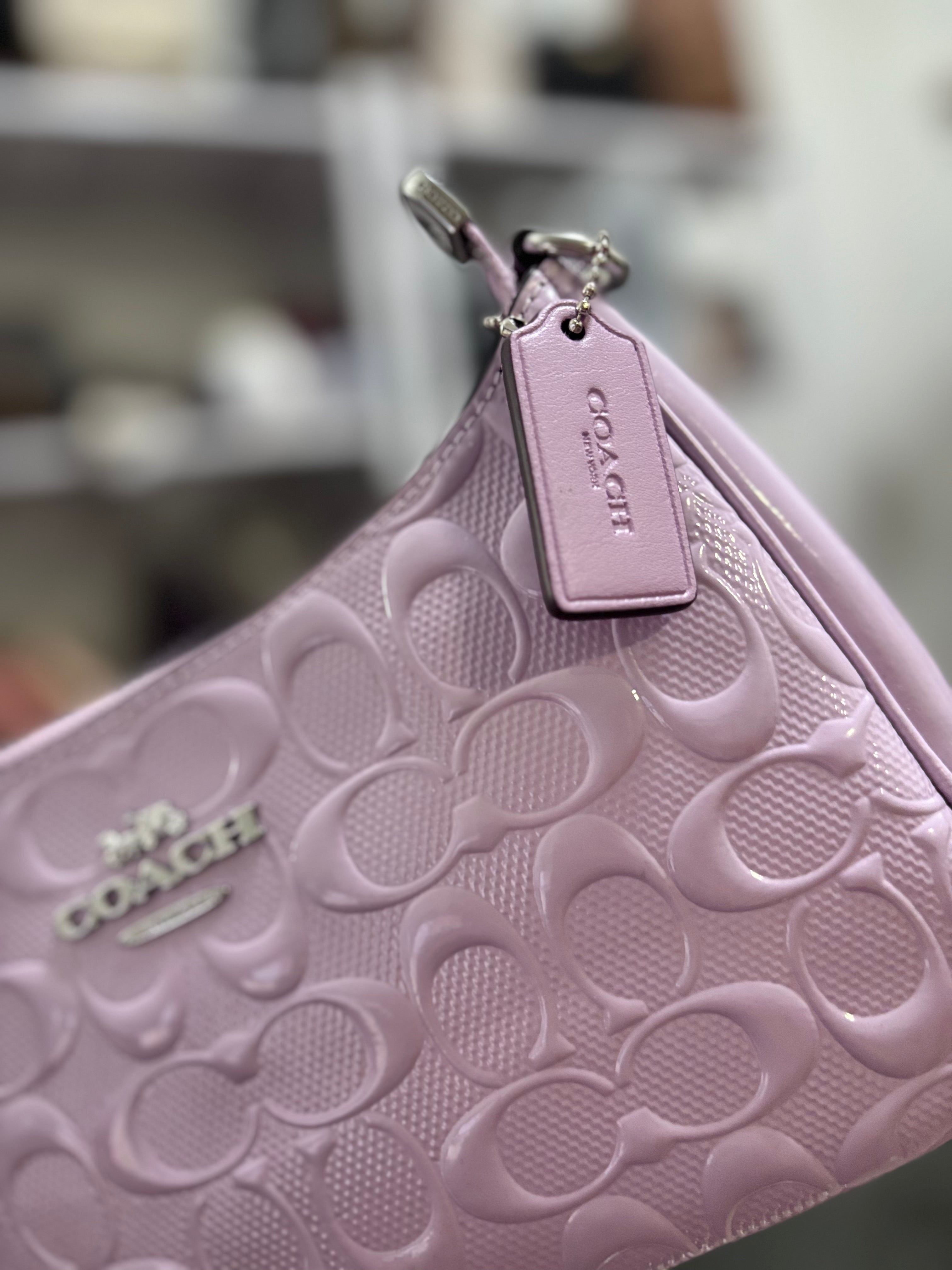 COACH Teri Shoulder Bag - Embossed purple