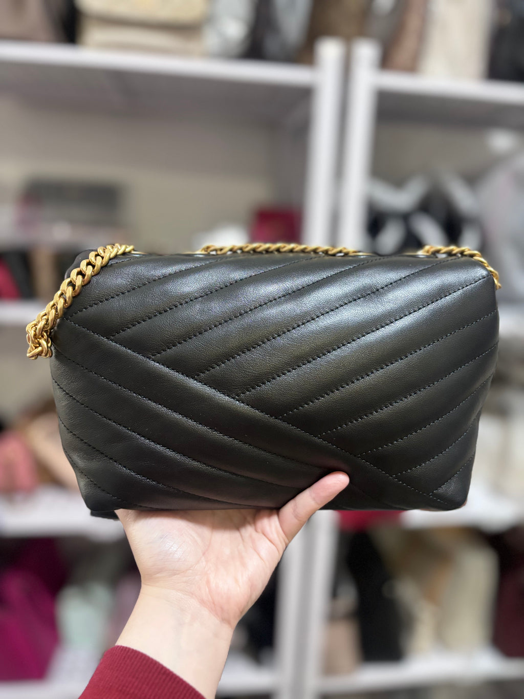 TORY BURCH Kira Chevron Shoulder Bag