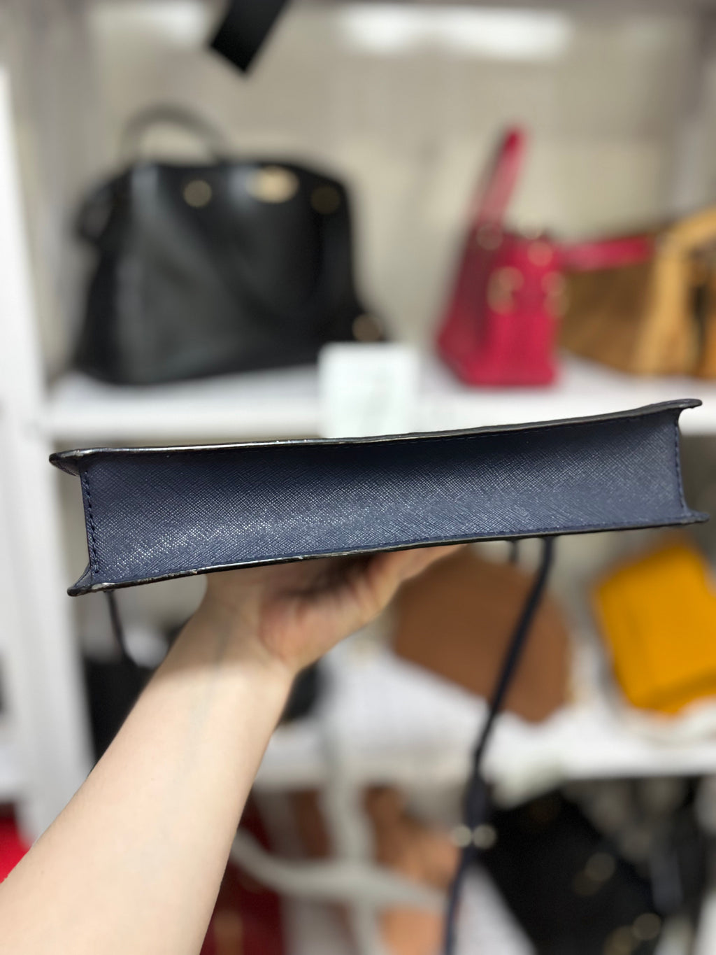 Kate Spade Clarise Blazer Blue Crossbody Bag