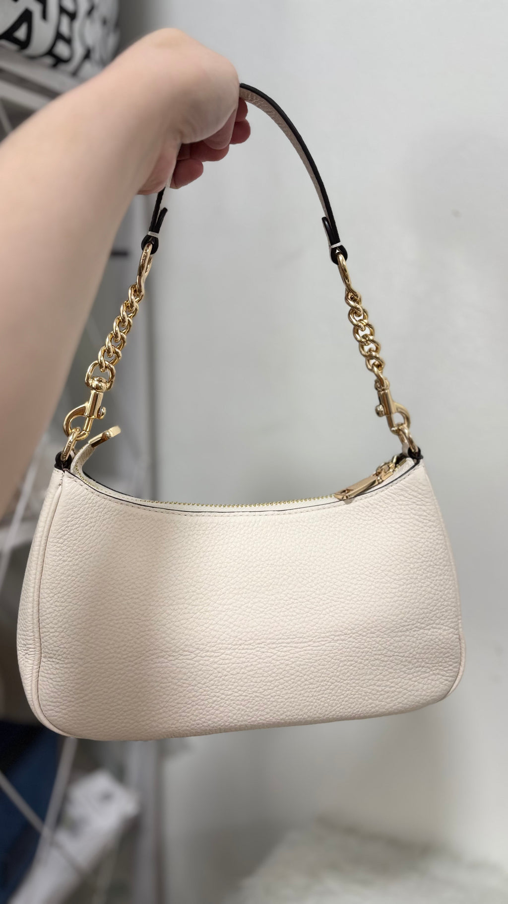 COACH Teri Shoulder Bag White