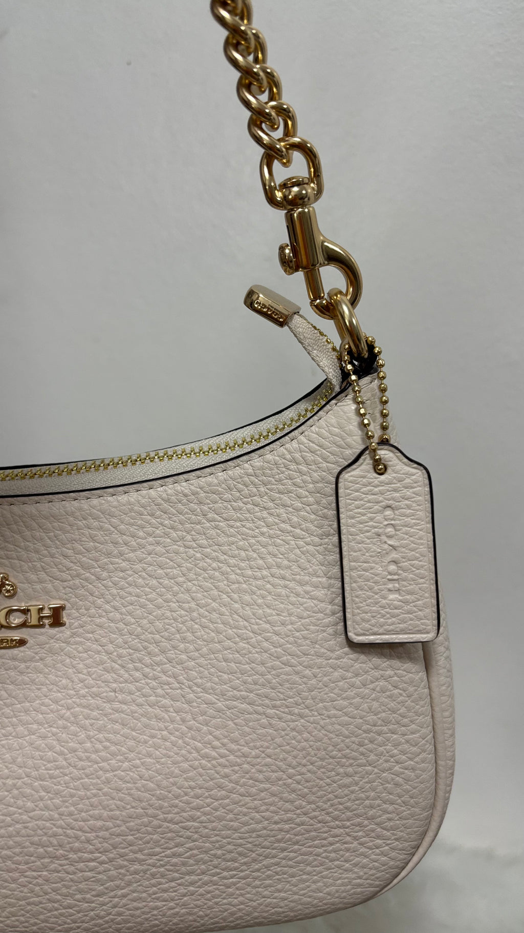 COACH Teri Shoulder Bag White