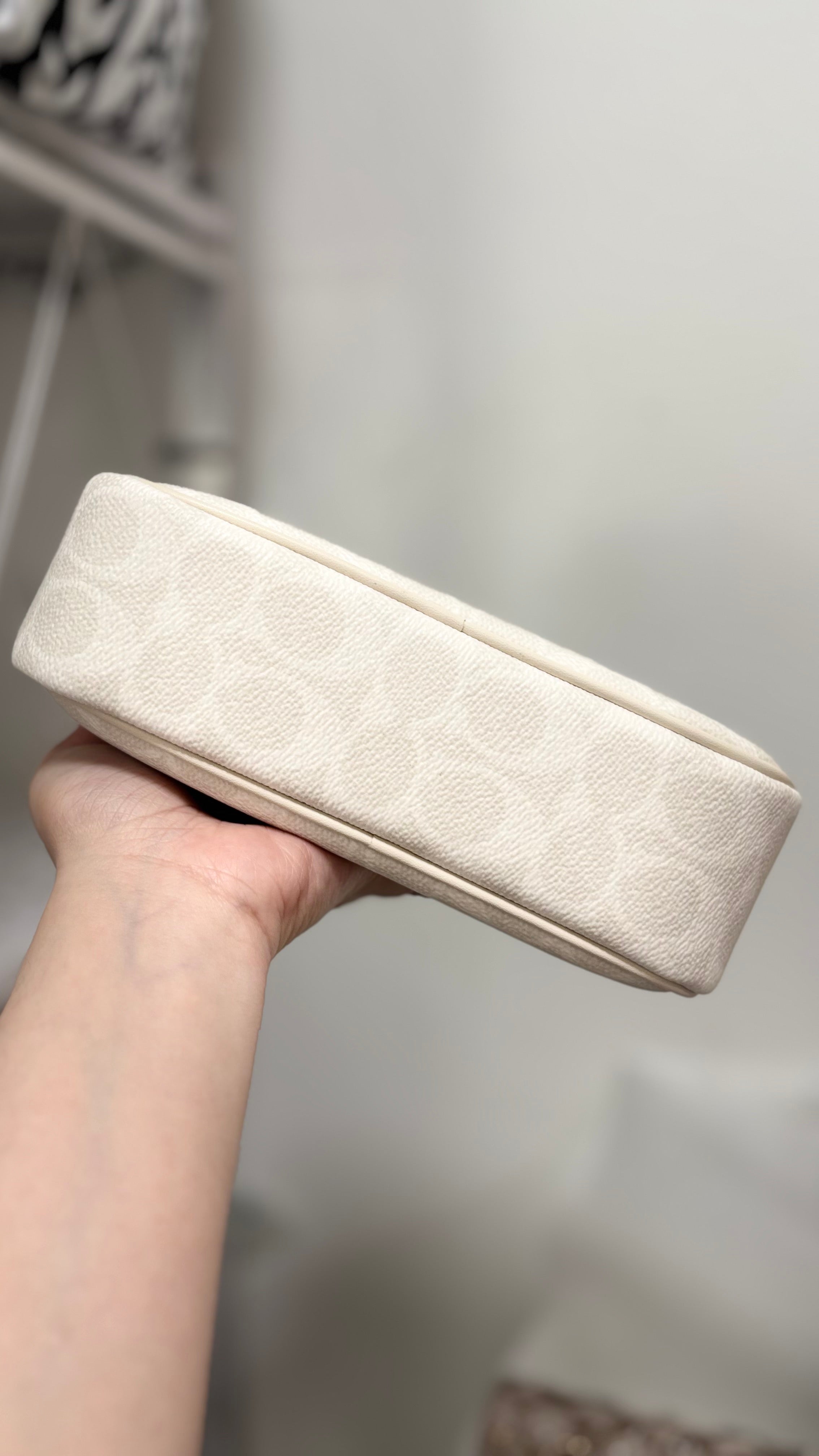 COACH Mini Jamie Camera Bag in Signature Canvas - Glacier White