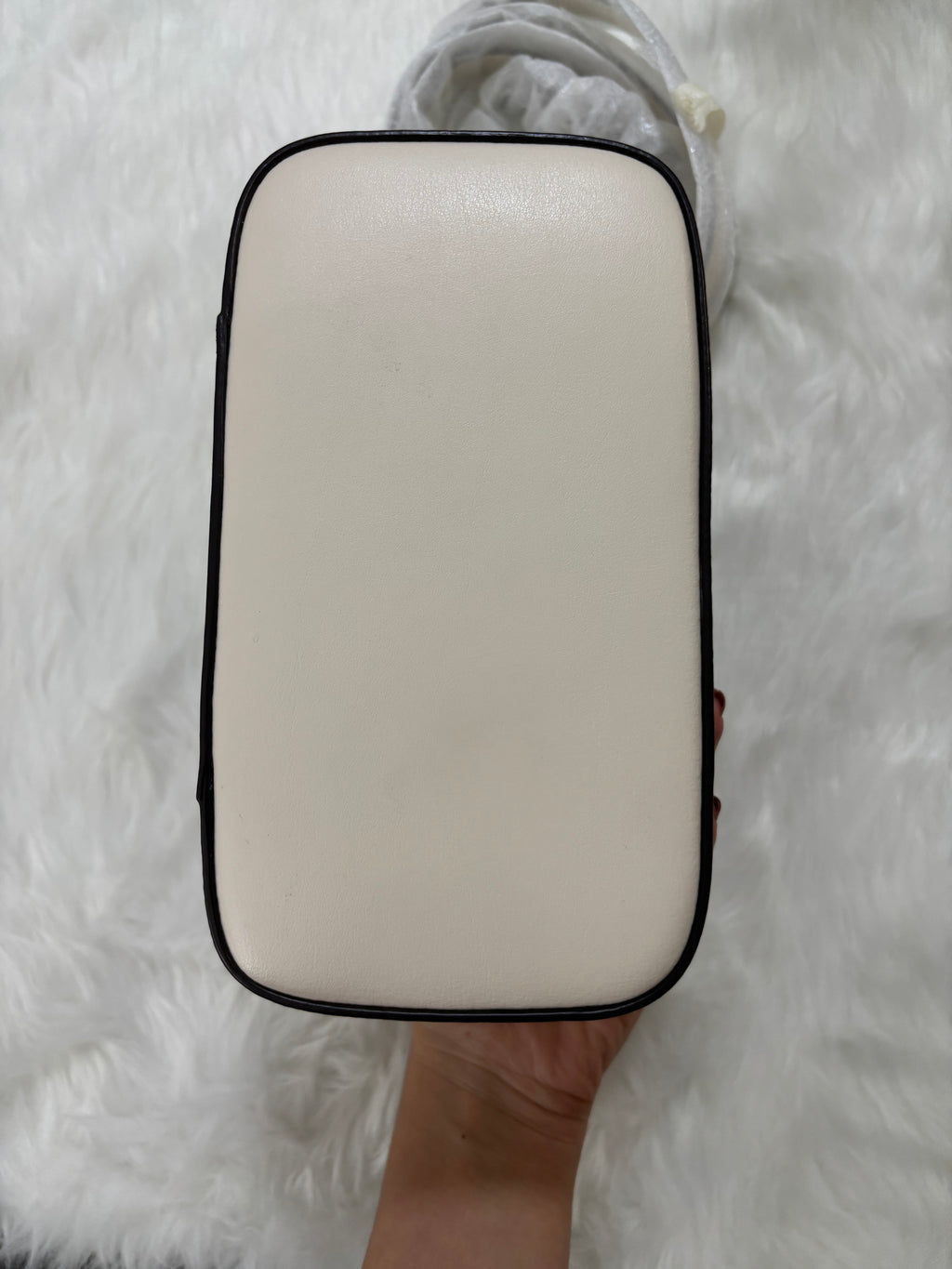 COACH Train Case Crossbody -  Chalk/Khaki Signature