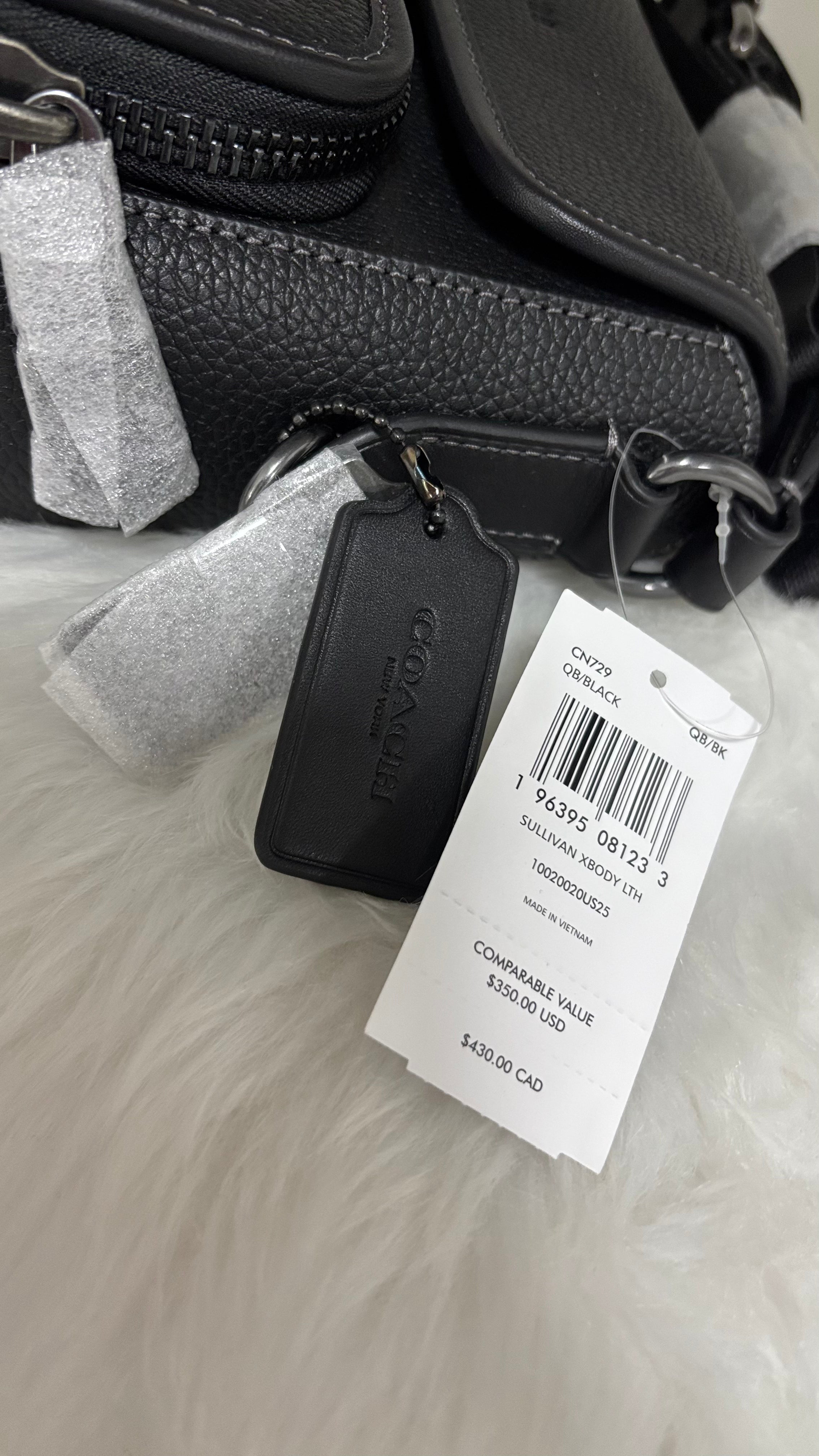 COACH Sullivan Flap Crossbody Bag - Black