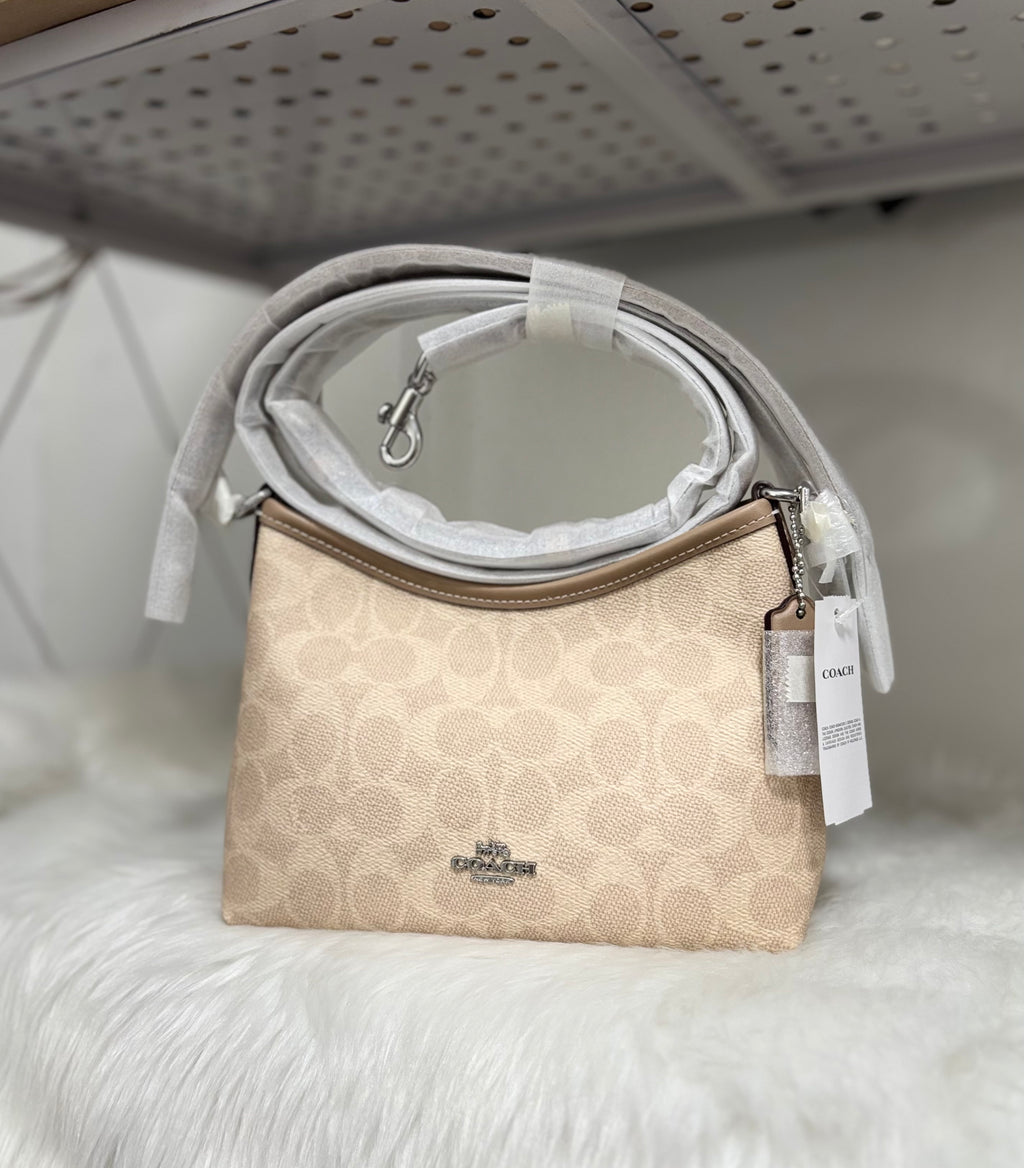COACH Laurel Small Shoulder Bag In Signature Canvas