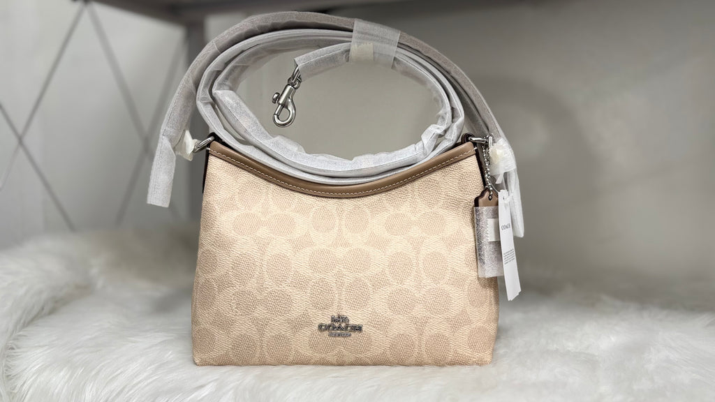 COACH Laurel Small Shoulder Bag In Signature Canvas