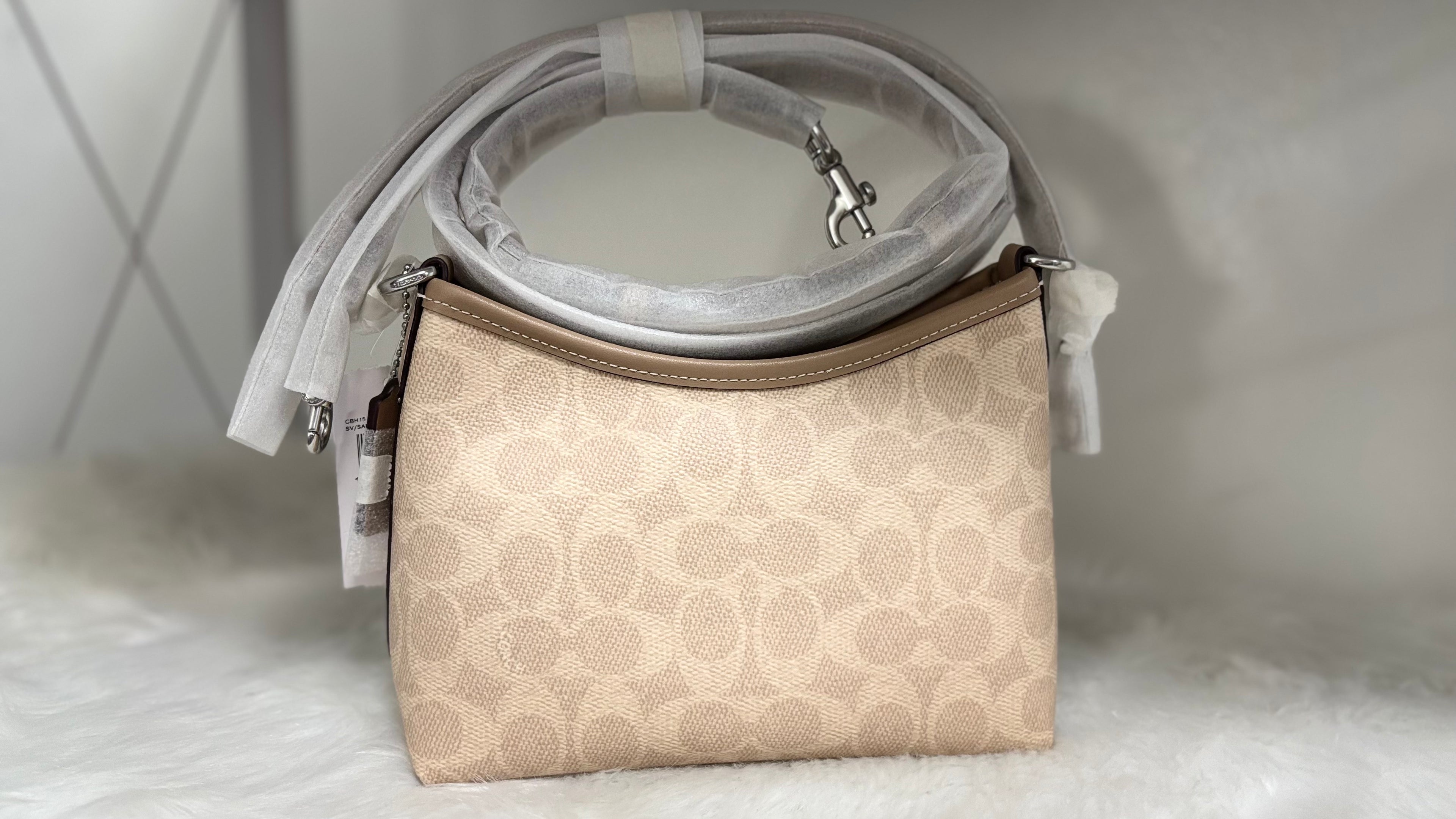 COACH Laurel Small Shoulder Bag In Signature Canvas