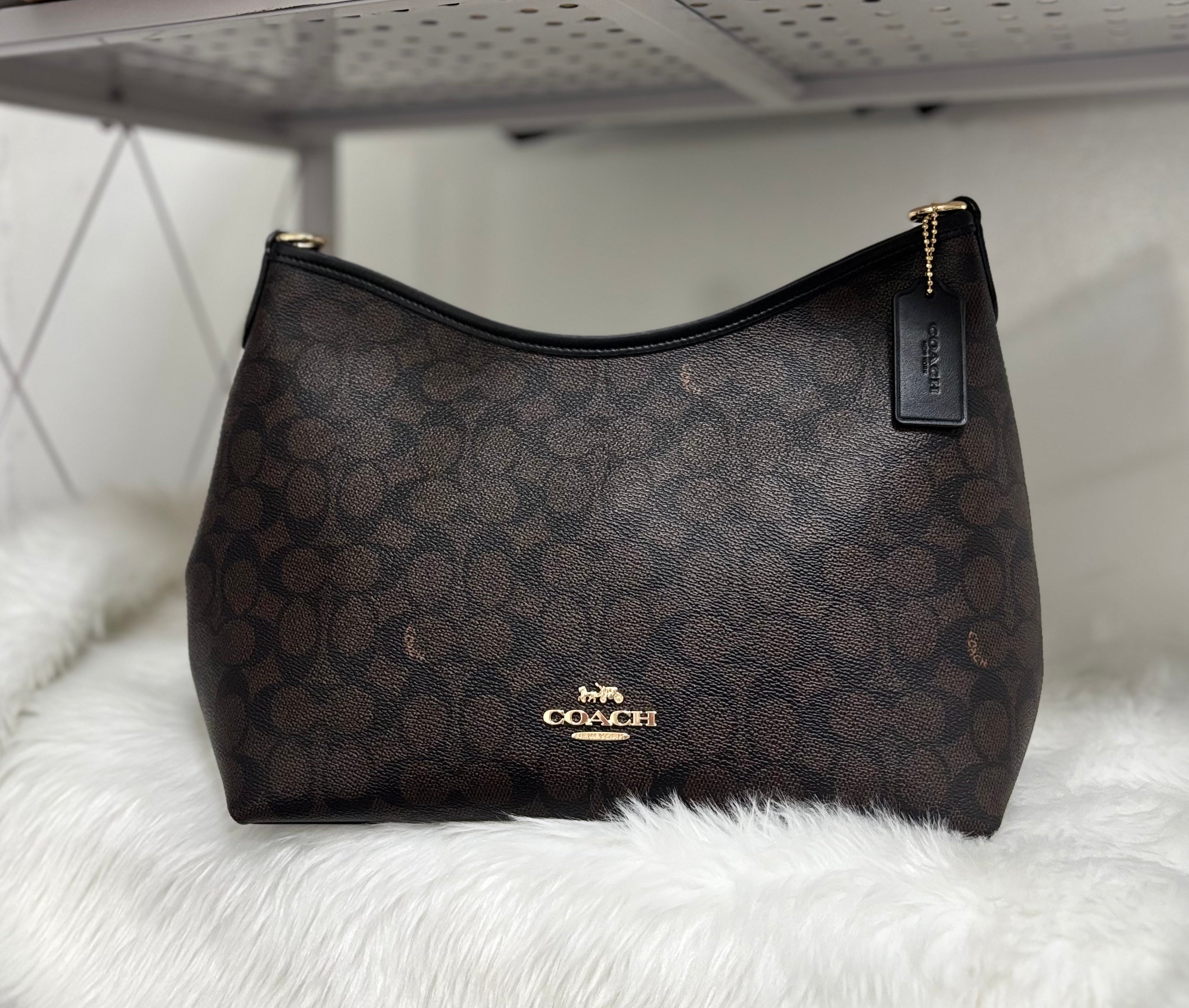 COACH Laurel Shoulder Bag - Walnut (Mahogany)