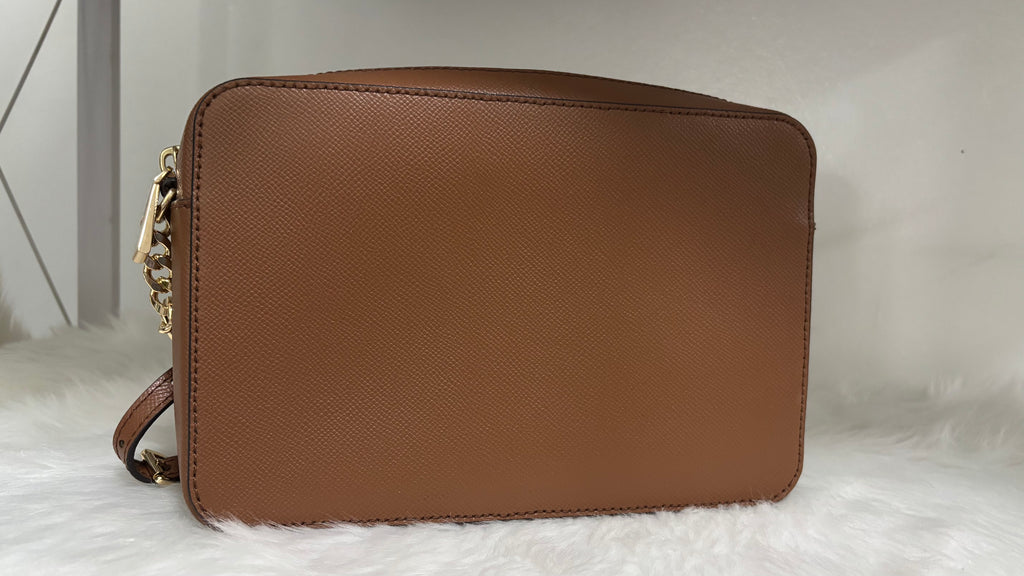 MICHAEL KORS Jet Set Large Saffiano Leather Crossbody Bag