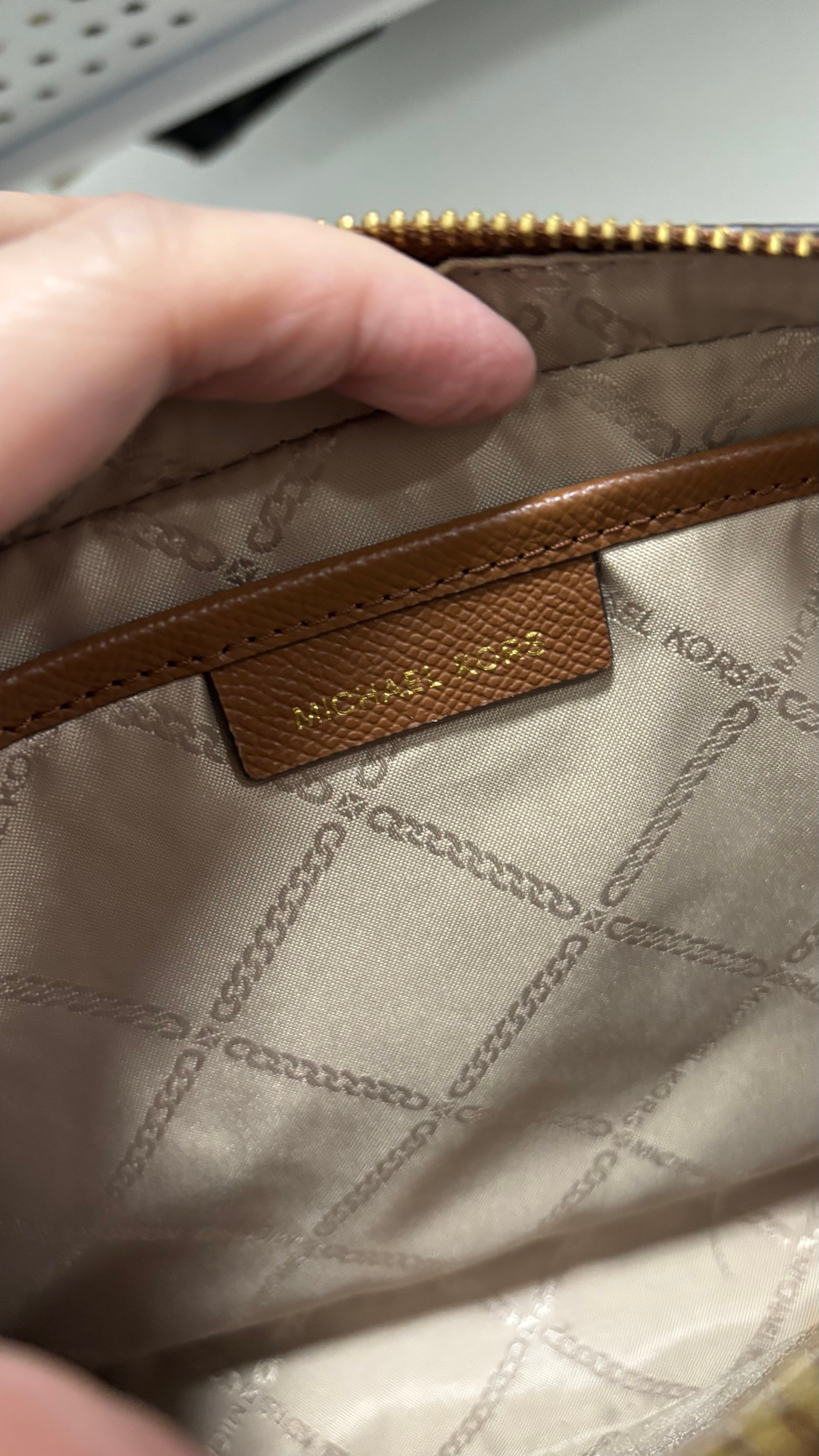 MICHAEL KORS Jet Set Large Saffiano Leather Crossbody Bag