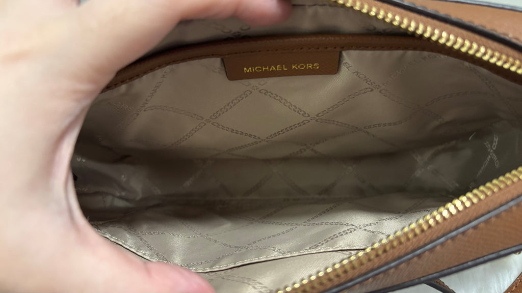 MICHAEL KORS Jet Set Large Saffiano Leather Crossbody Bag