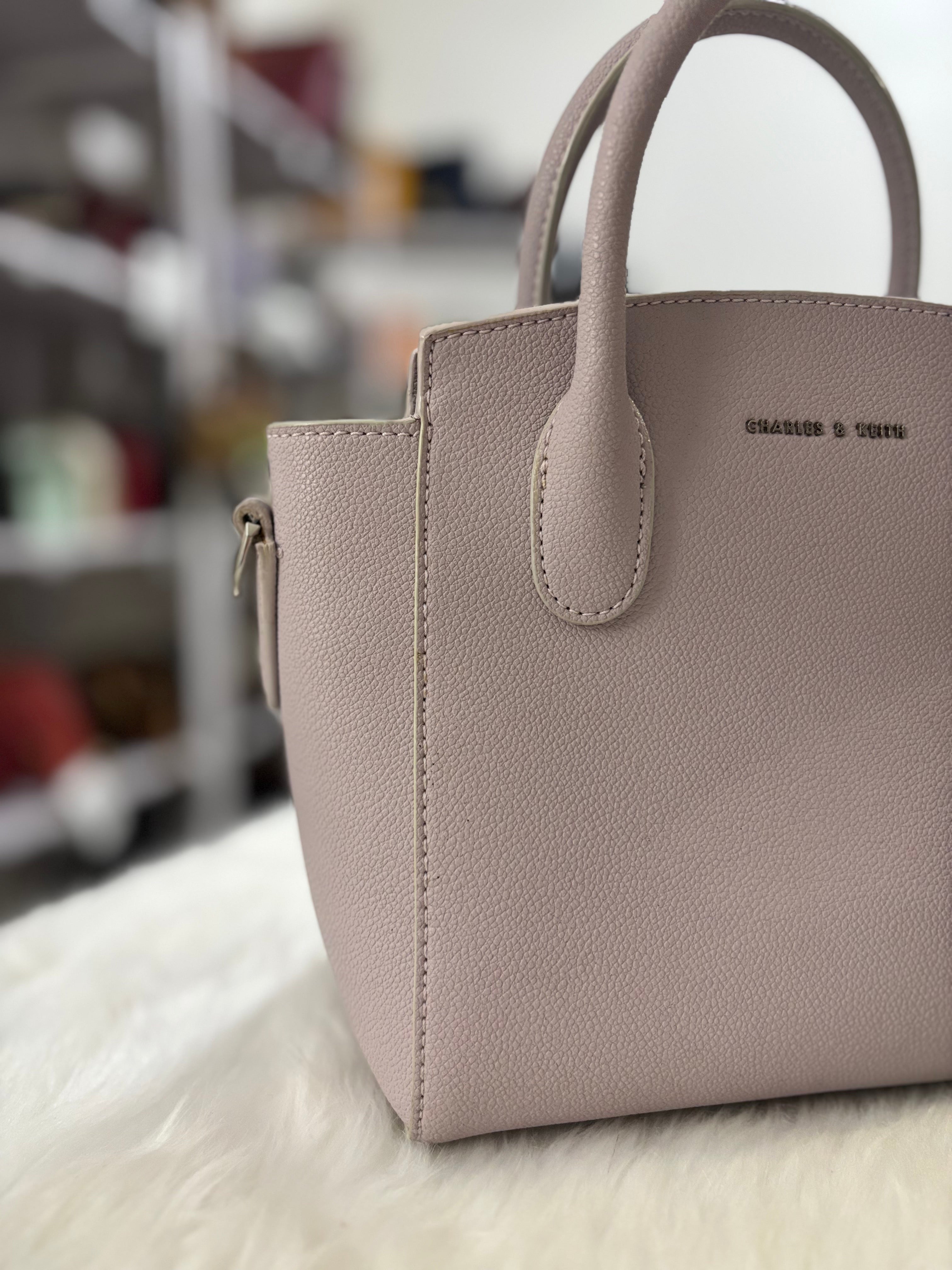 CALVIN KLEIN Harper Structured Top Handle Bag