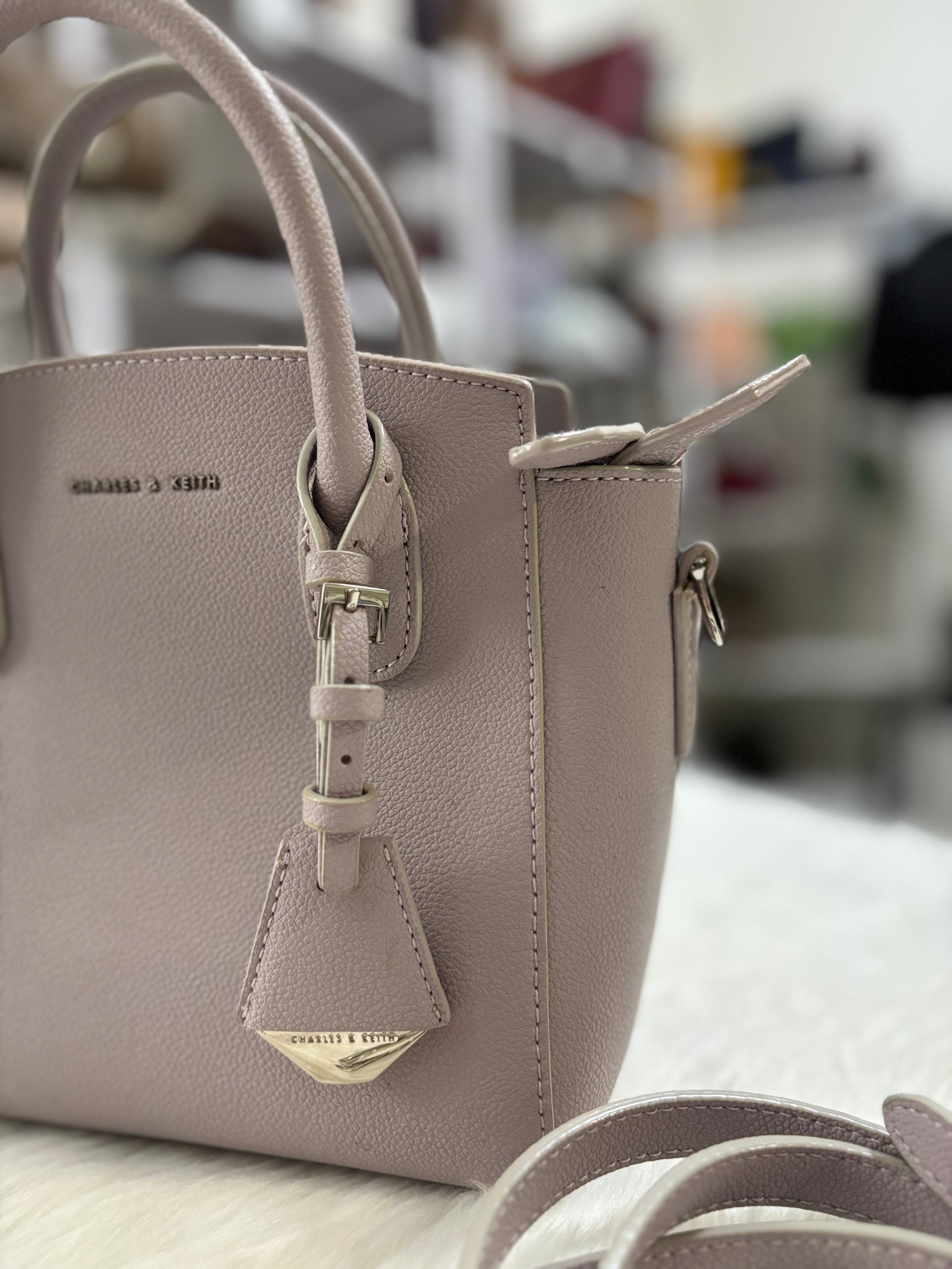 CALVIN KLEIN Harper Structured Top Handle Bag