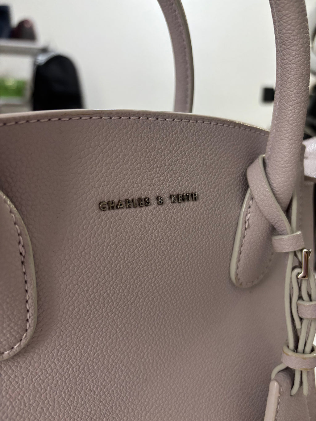 CALVIN KLEIN Harper Structured Top Handle Bag
