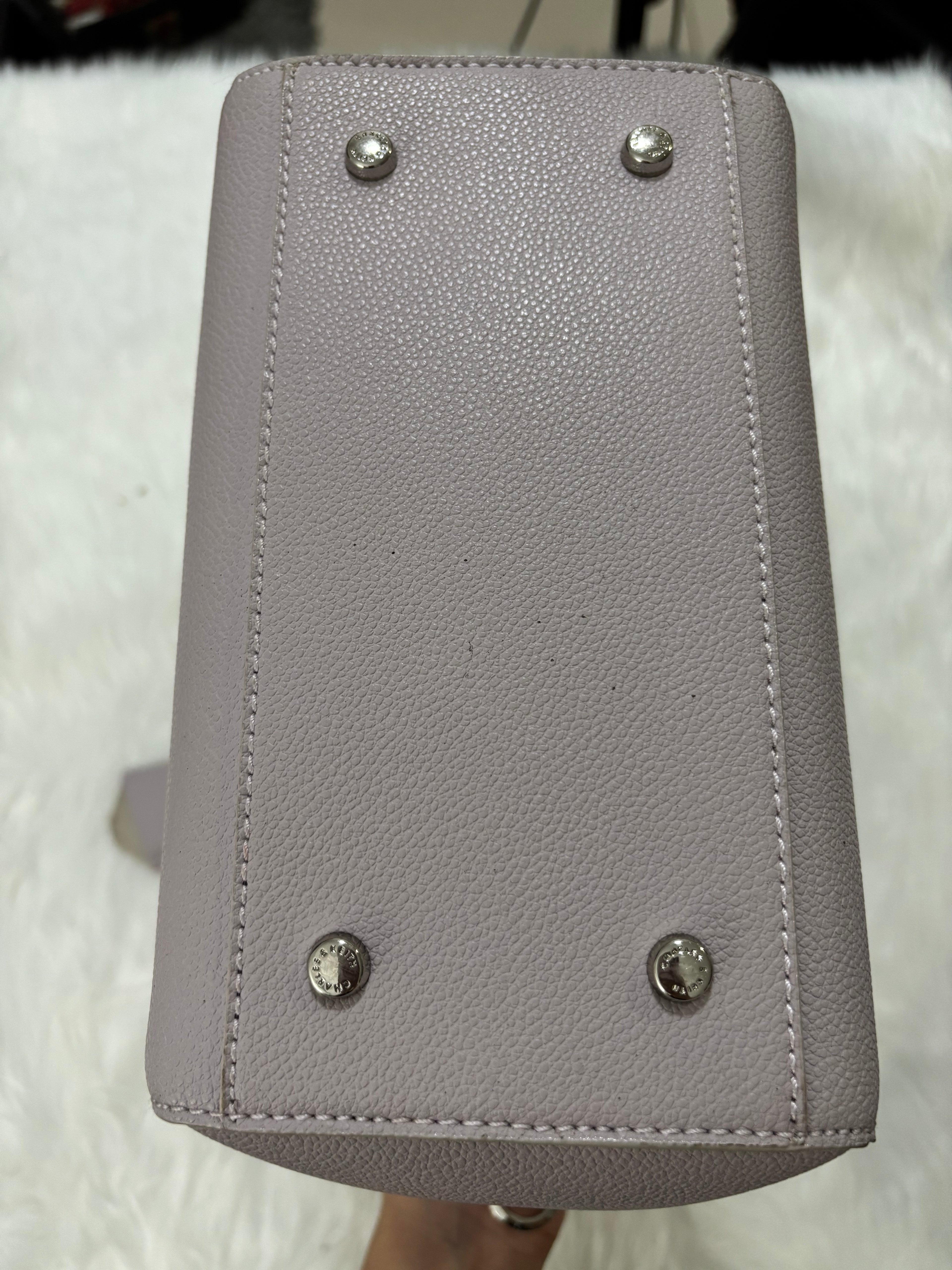 CALVIN KLEIN Harper Structured Top Handle Bag