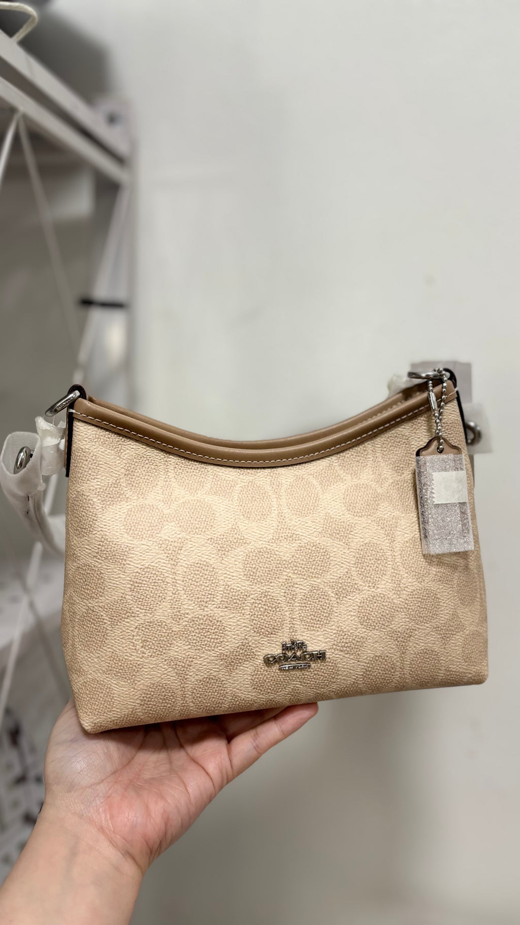 COACH Laurel Small Shoulder Bag In Signature Canvas