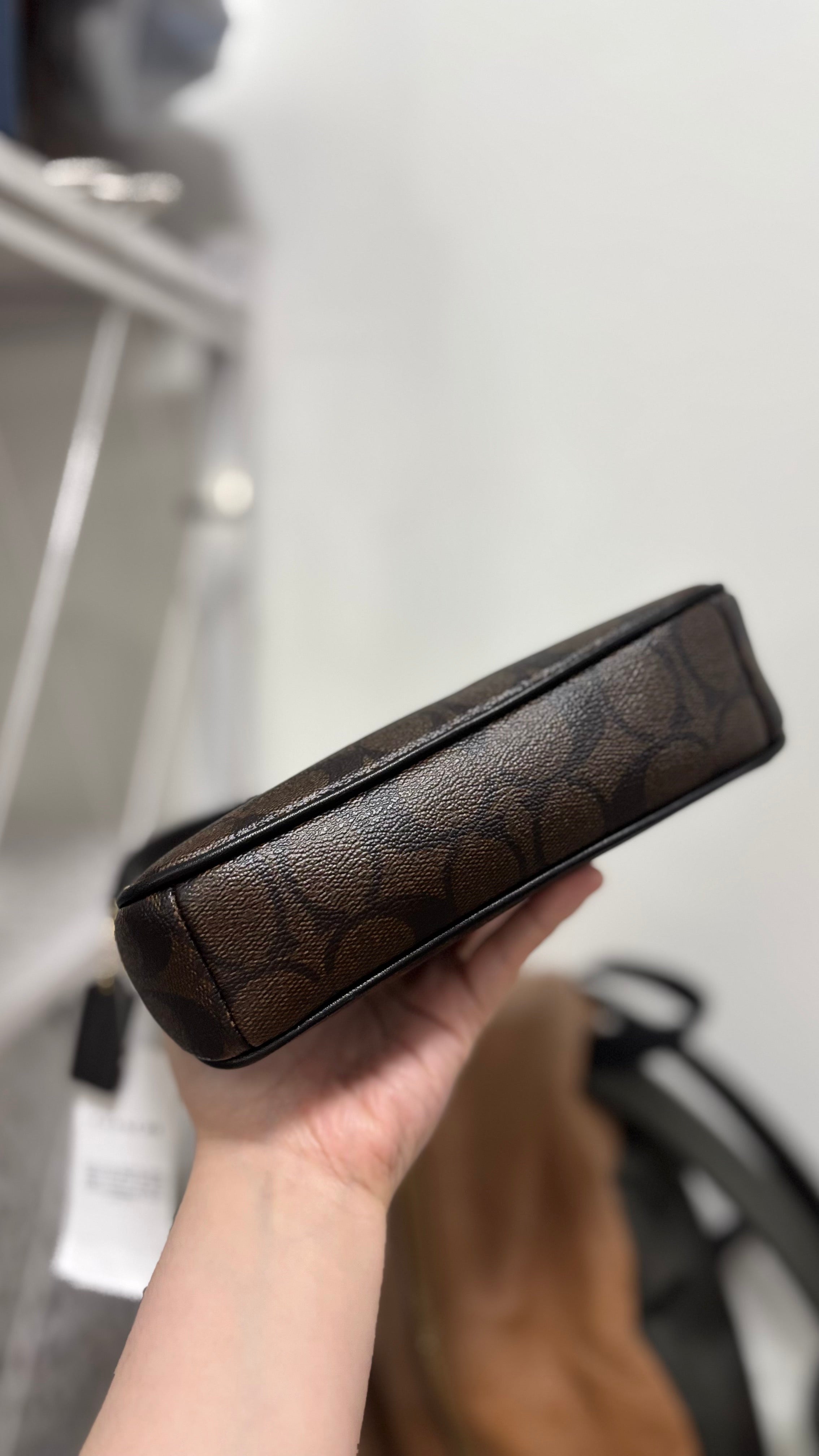 COACH Nolita 19 in Signature Mahogany Canvas