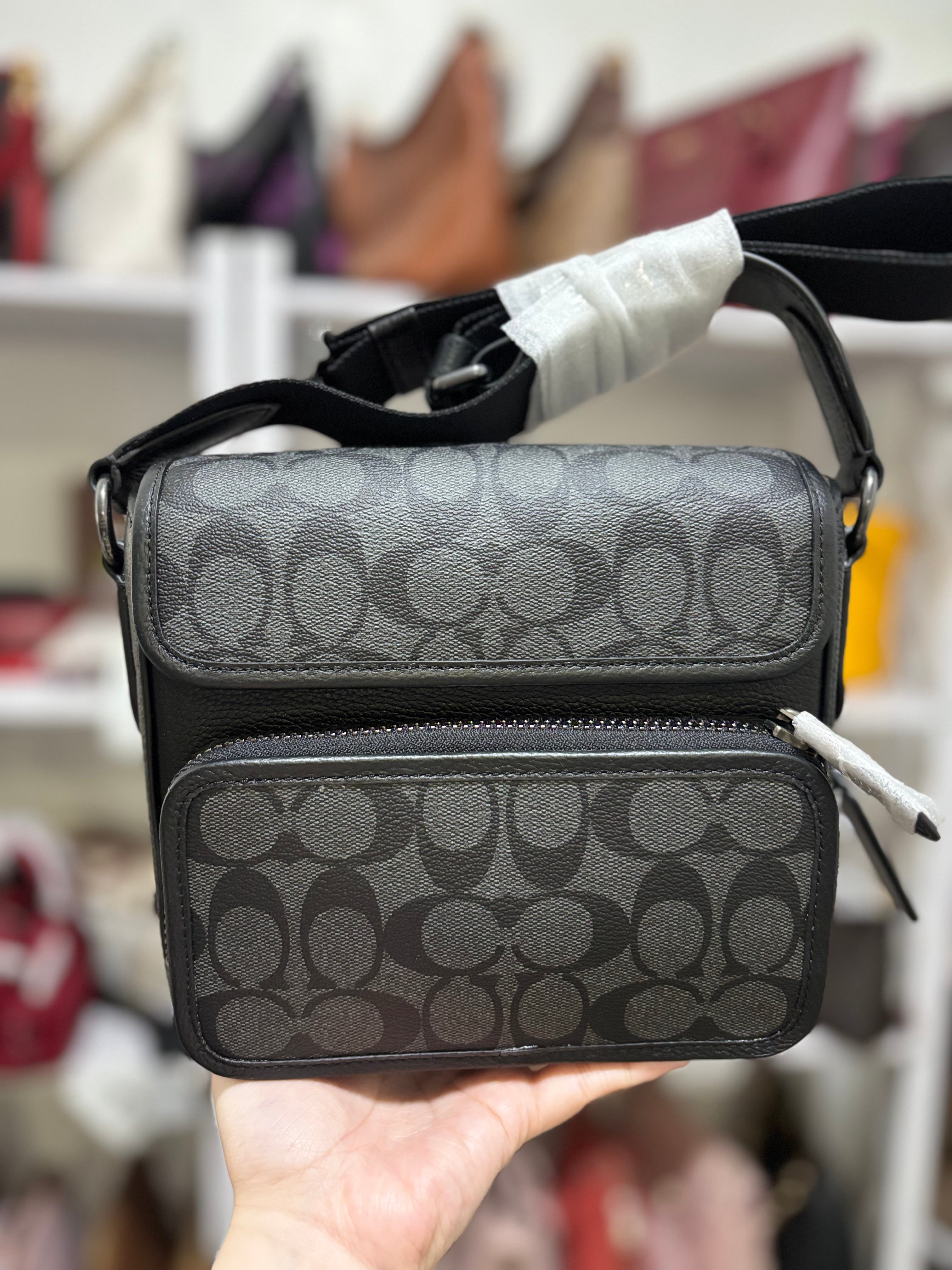 COACH Sullivan Flap in Signature Canvas
