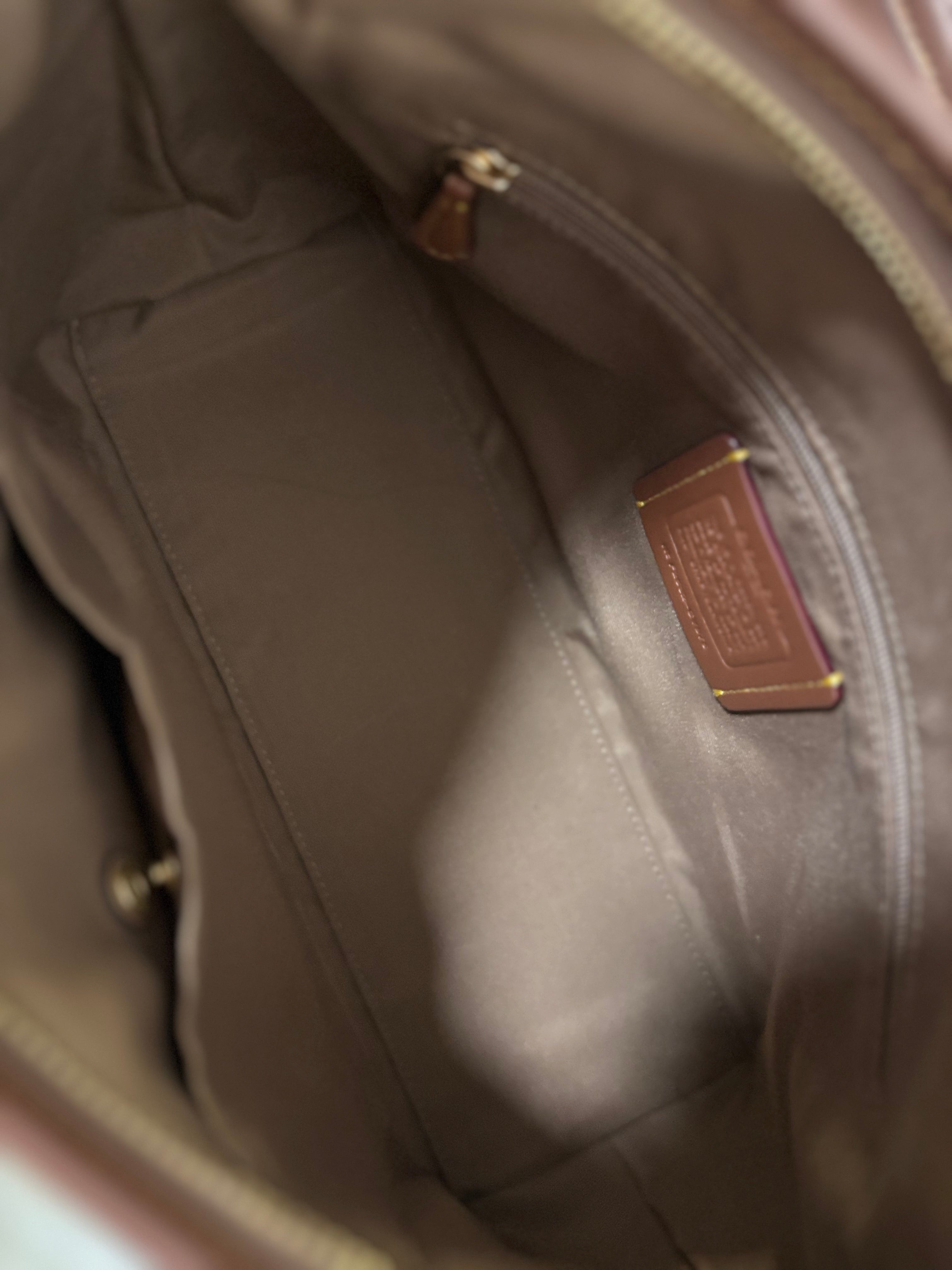 COACH Laurel Shoulder Bag In Signature Canvas Tan/Brown