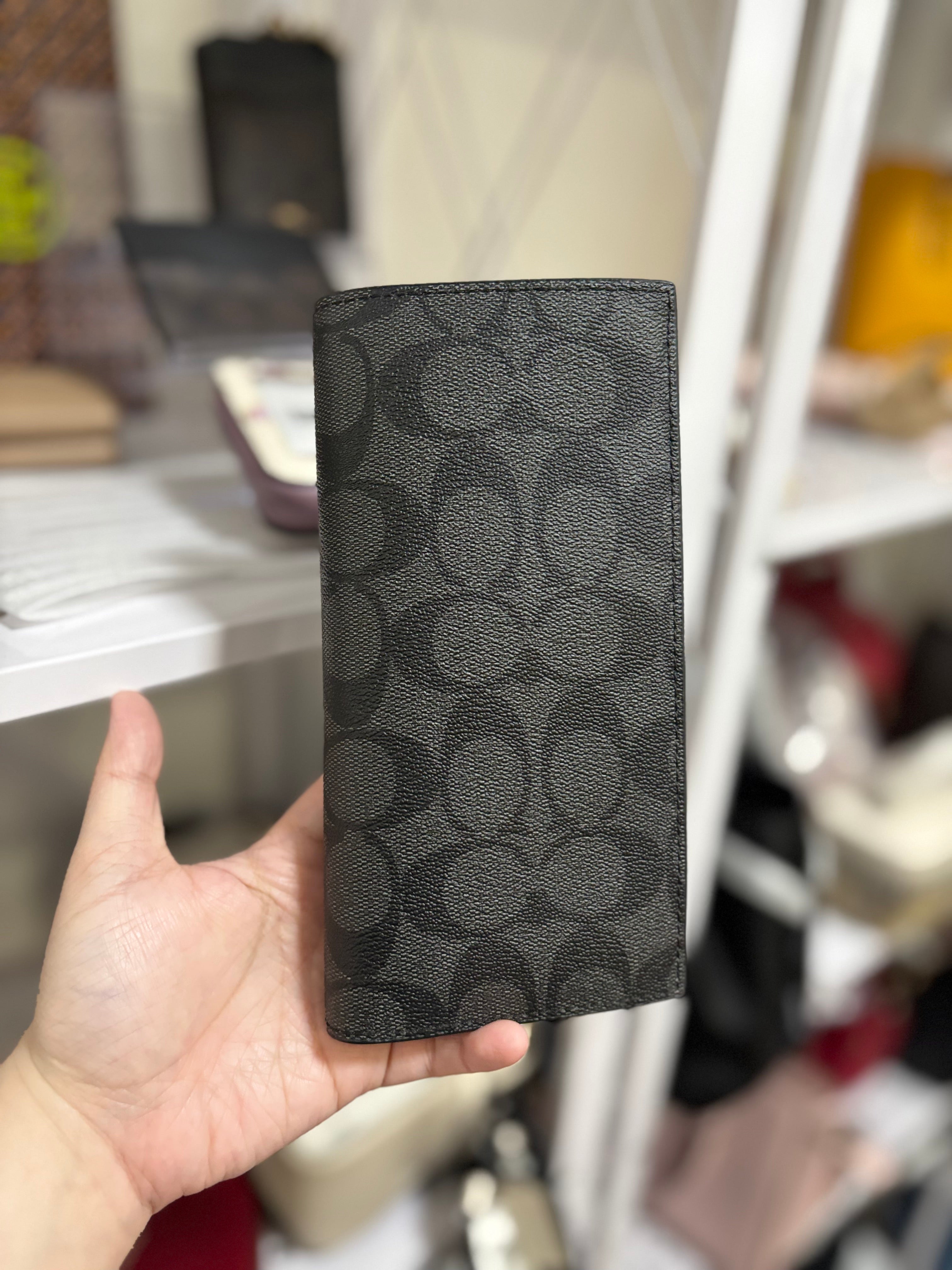 COACH Modern Breast Pocket Wallet In Signature Pvc