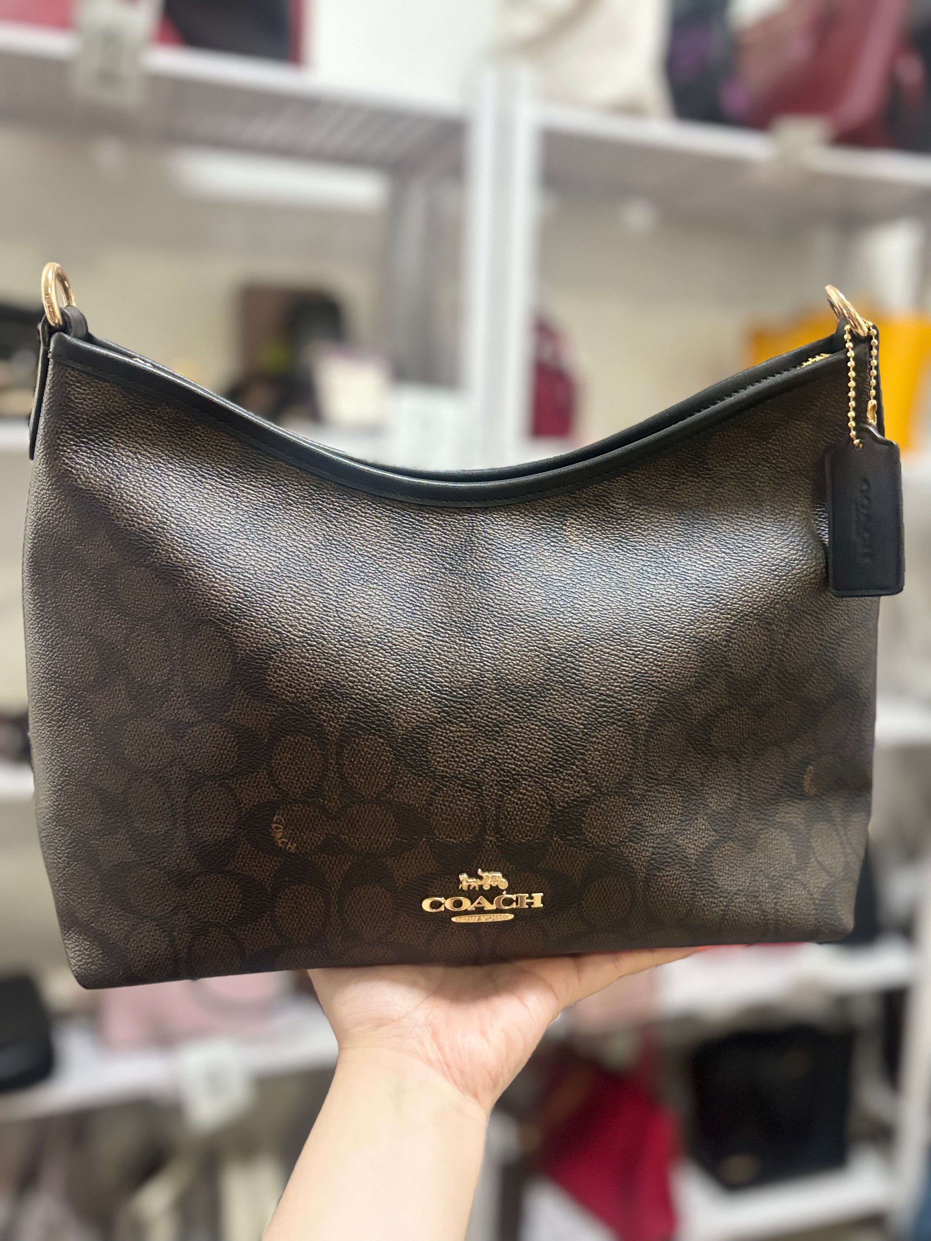 COACH Laurel Shoulder Bag - Walnut (Medium)