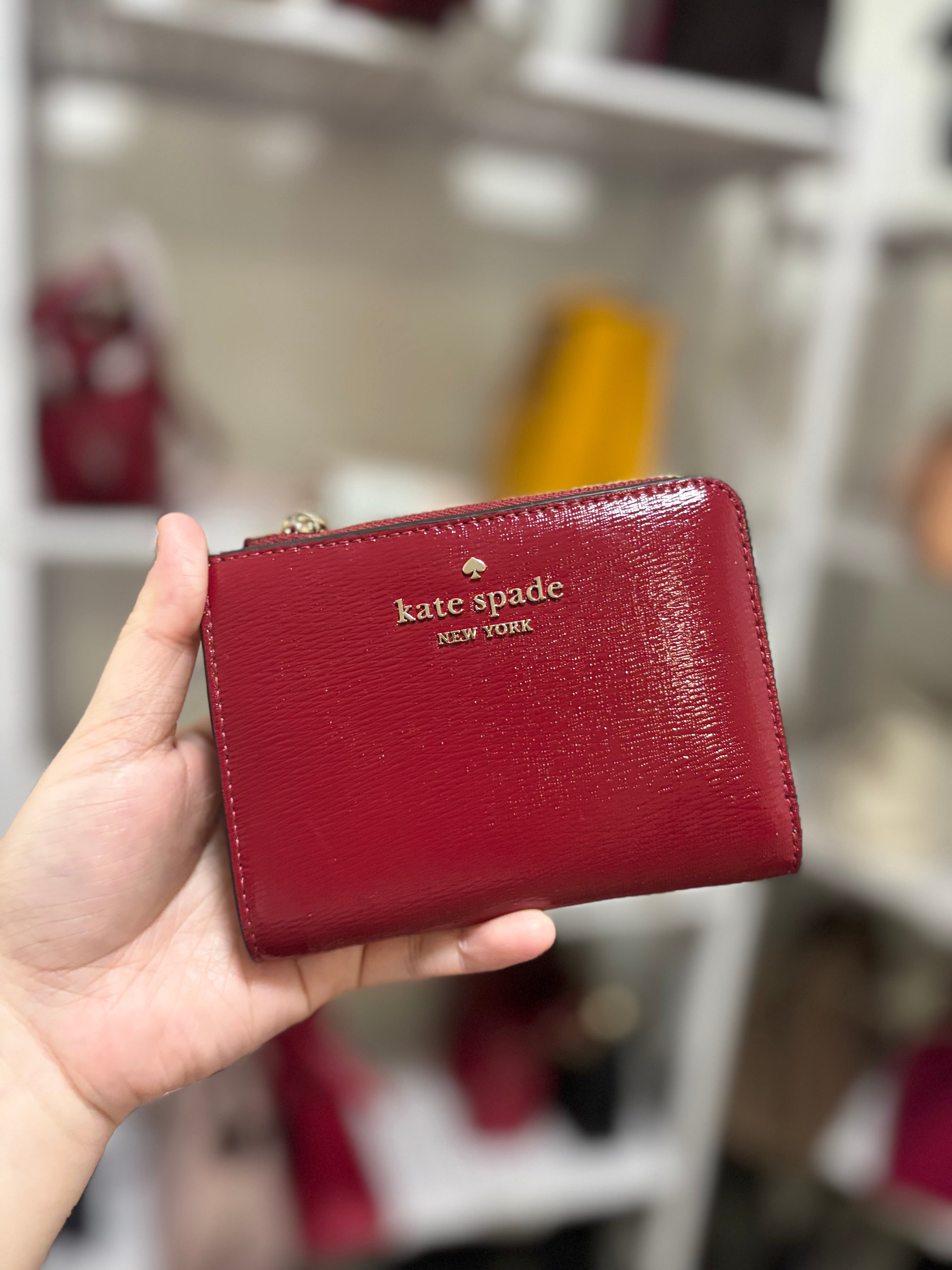 KATE SPADE Madison Bifold Wallet - Red