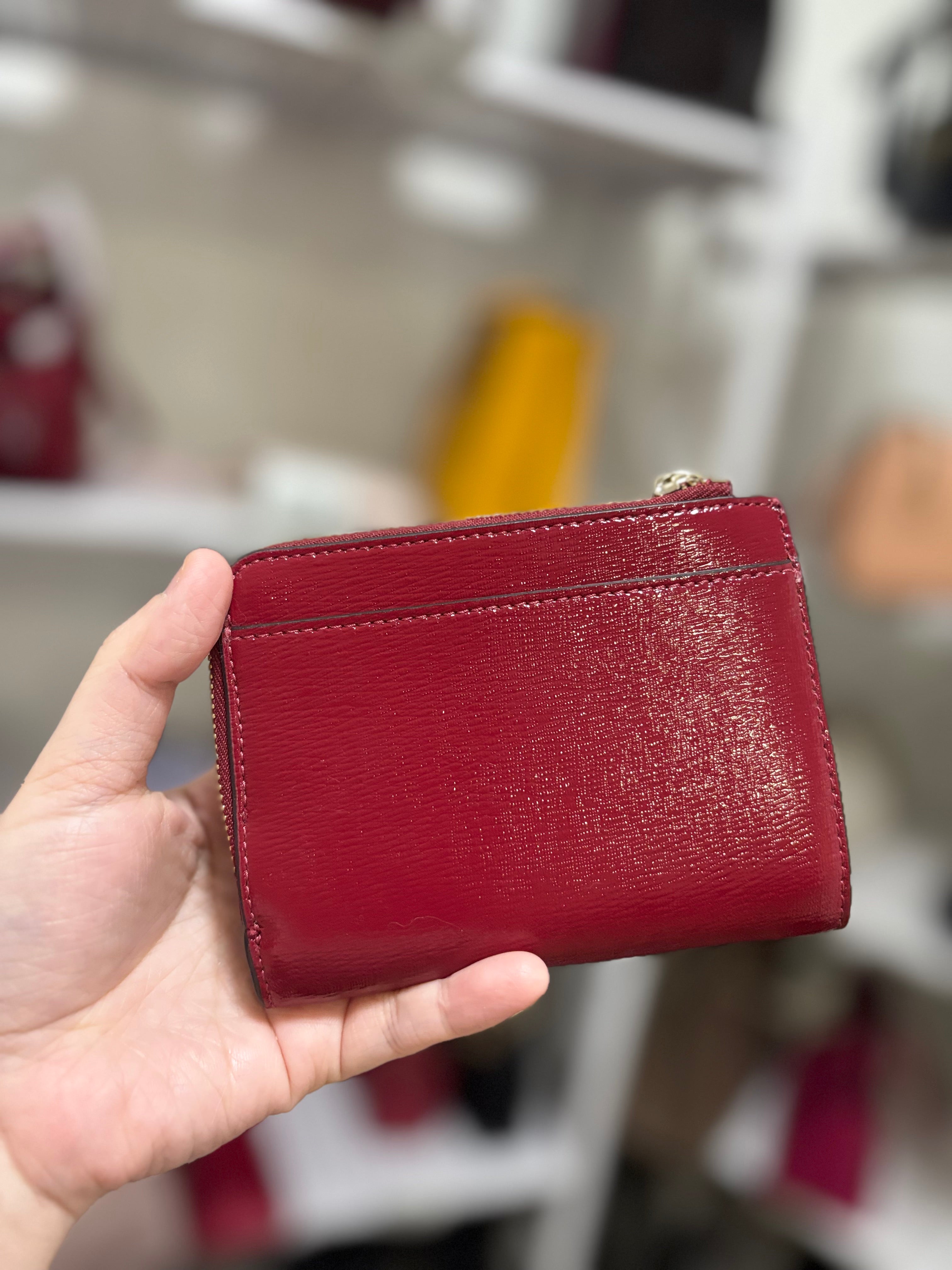 KATE SPADE Madison Bifold Wallet - Red