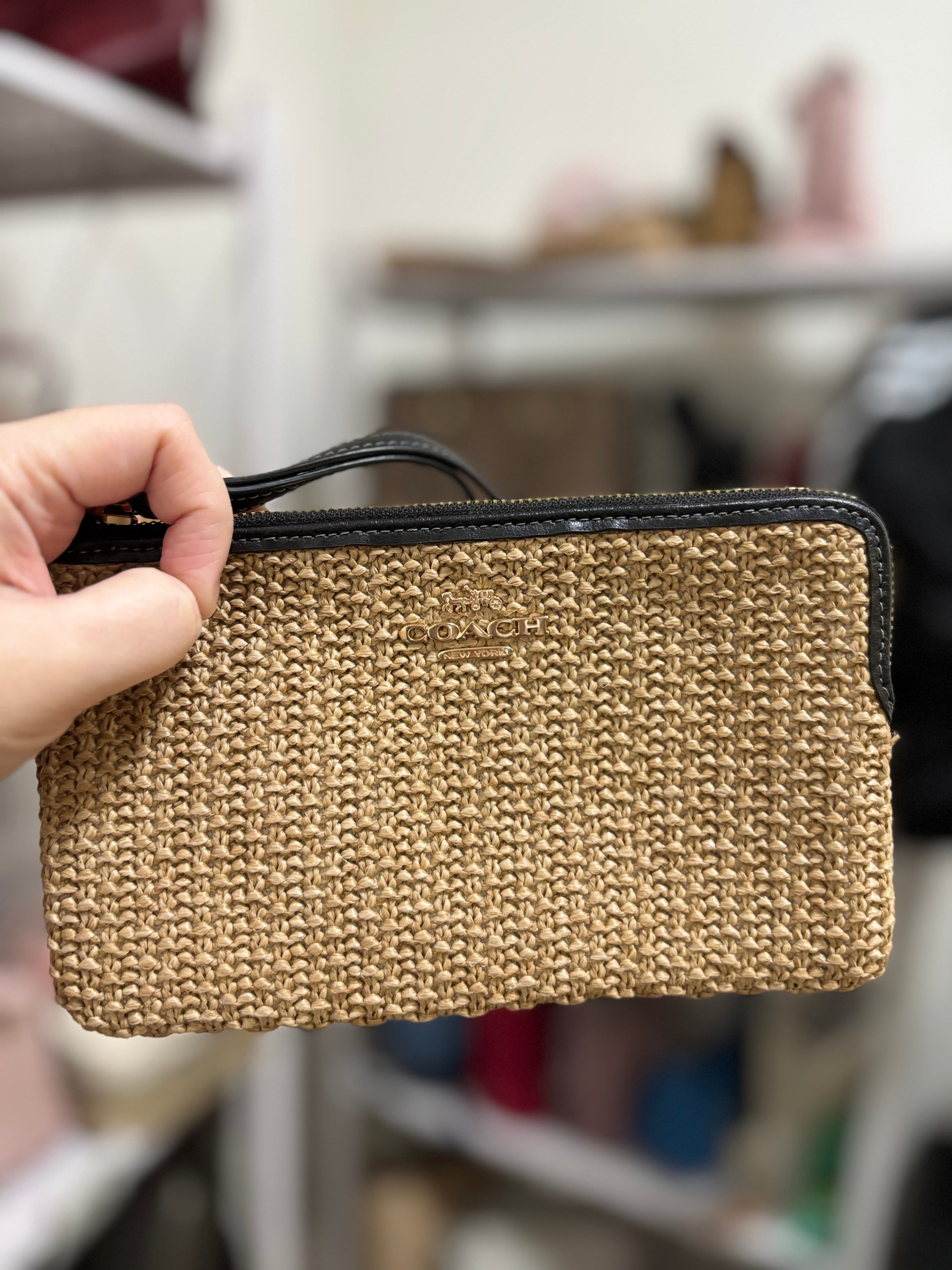 COACH Large Corner Zip Wristlet