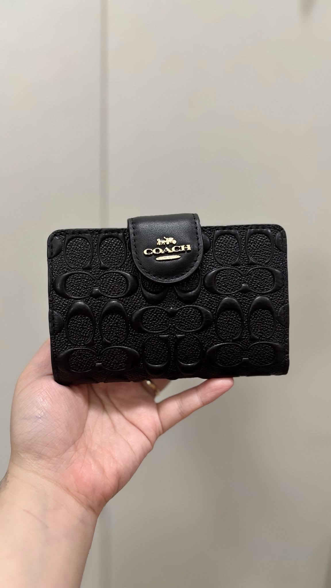 Coach Medium Corner Zip Wallet