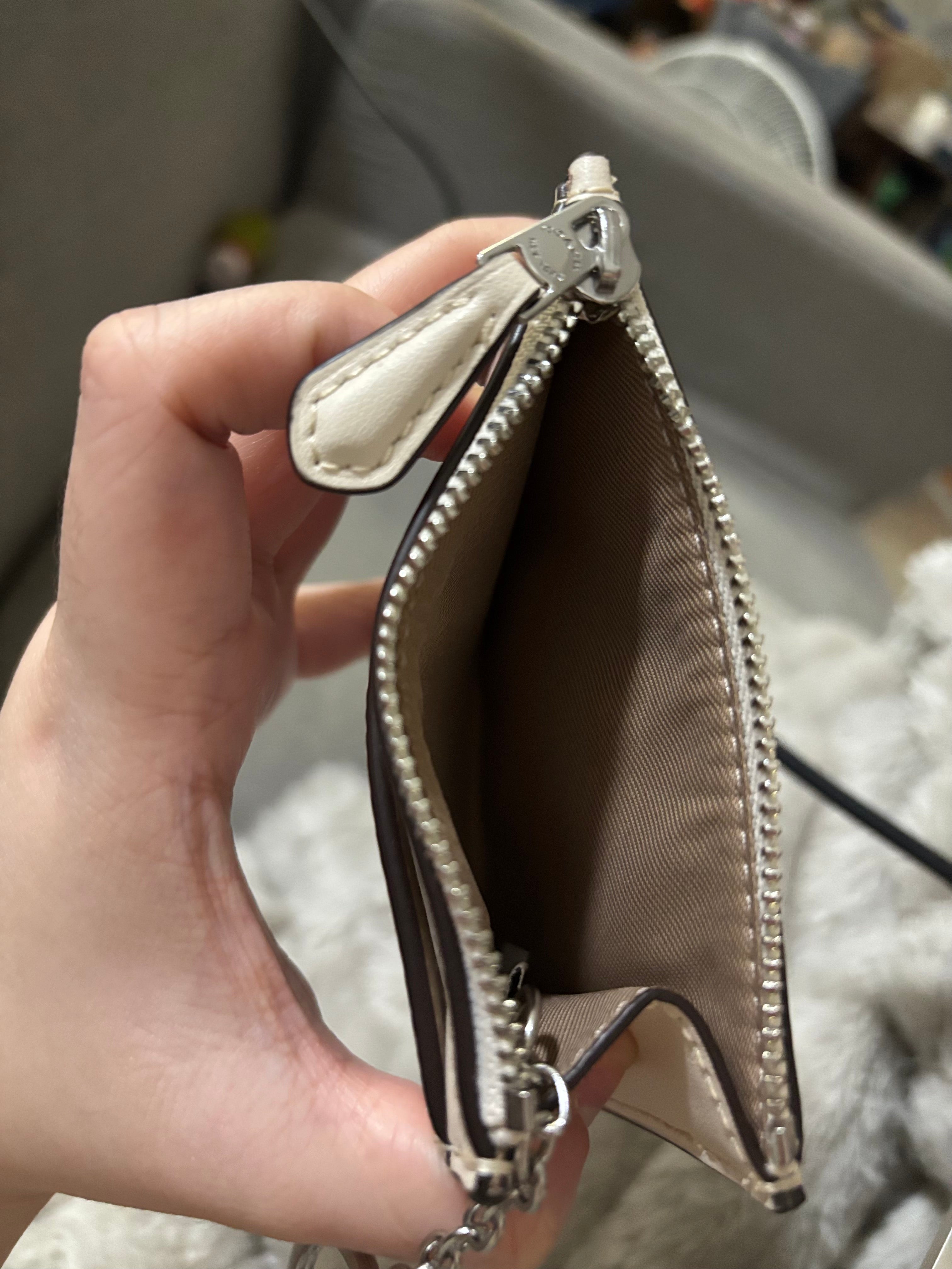 COACH Mini Skinny Id Case In Signature Canvas - Chalk/White