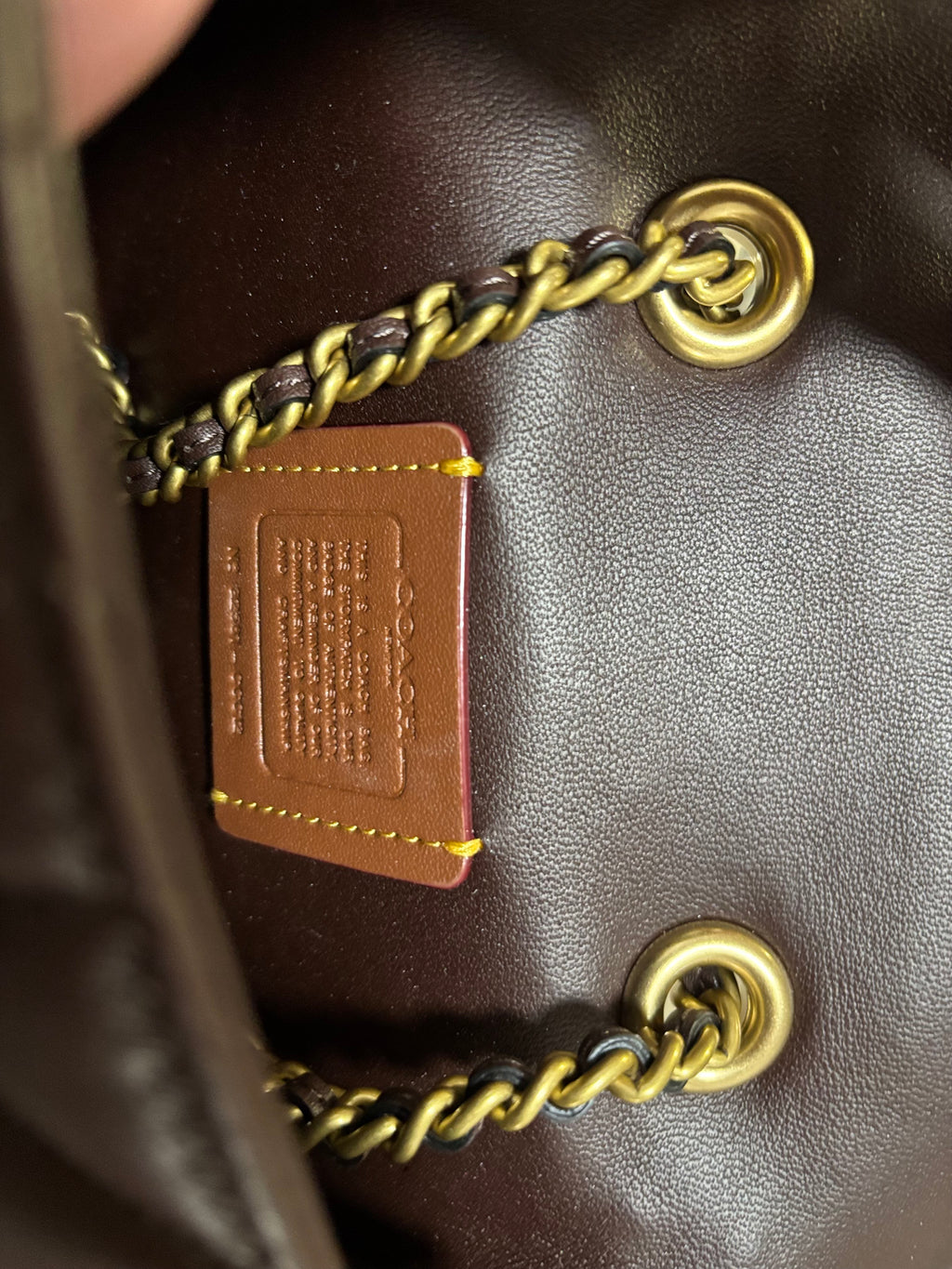 COACH Tabby Top Handle with Sling (Black, Brown, White)
