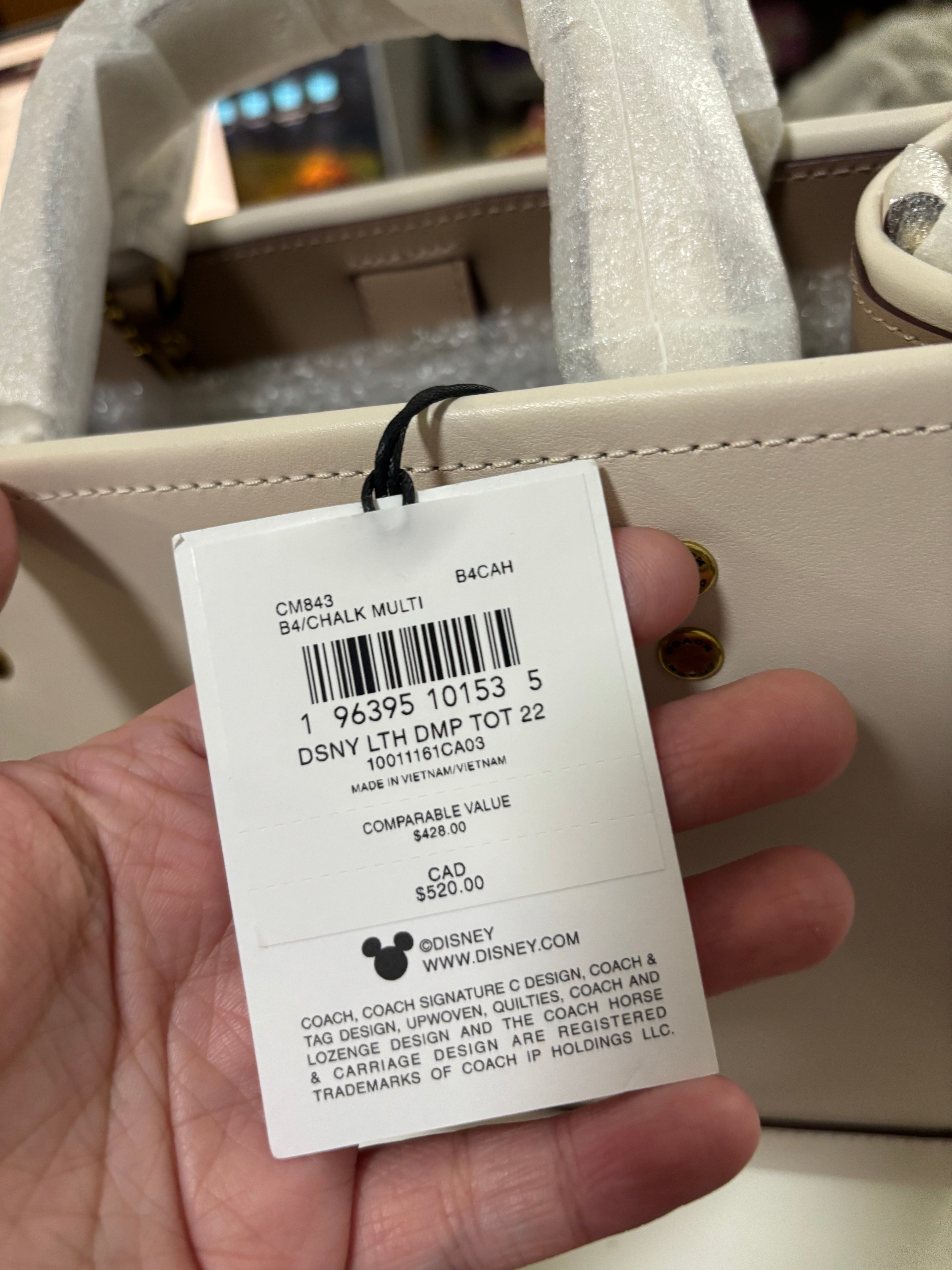 COACH Dempsey x Disney Collaboration Shoulder Bag