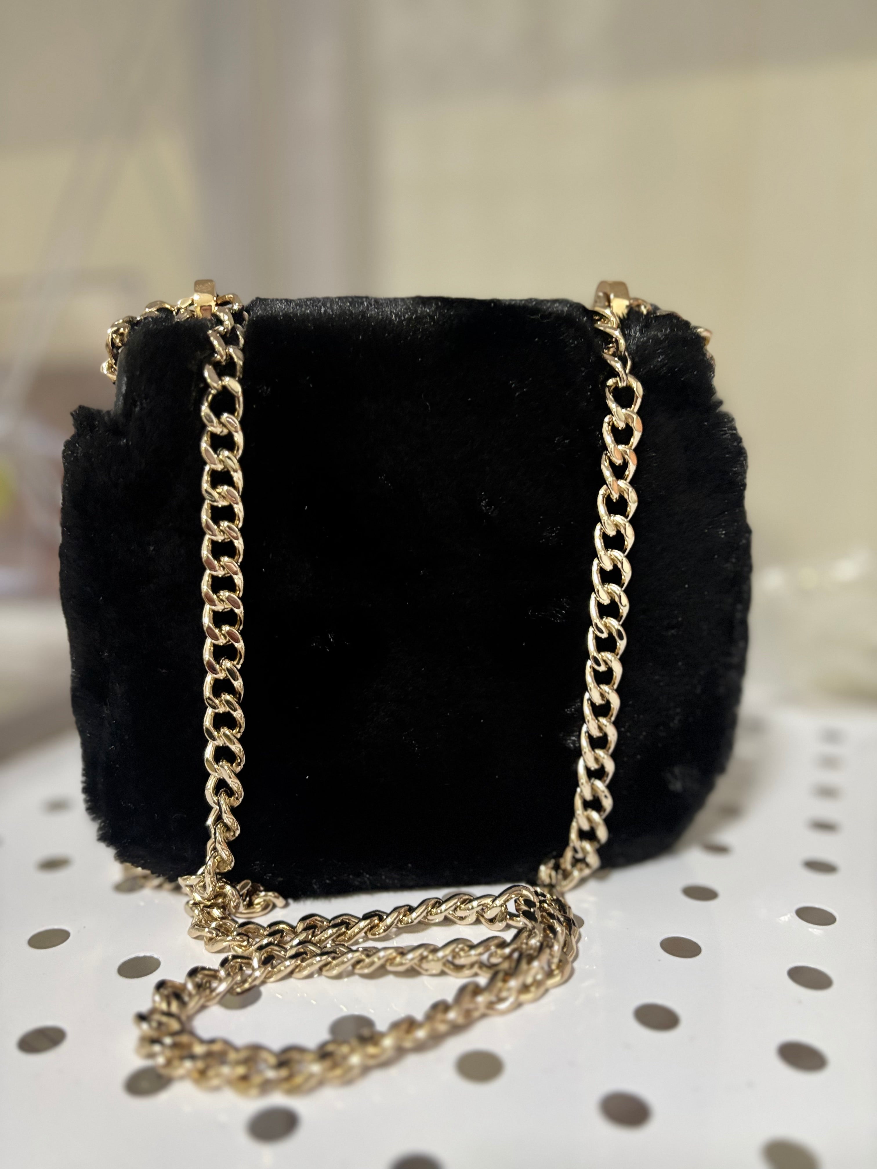 KATE SPADE Carey Faux Fur Micro Flap Crossbody