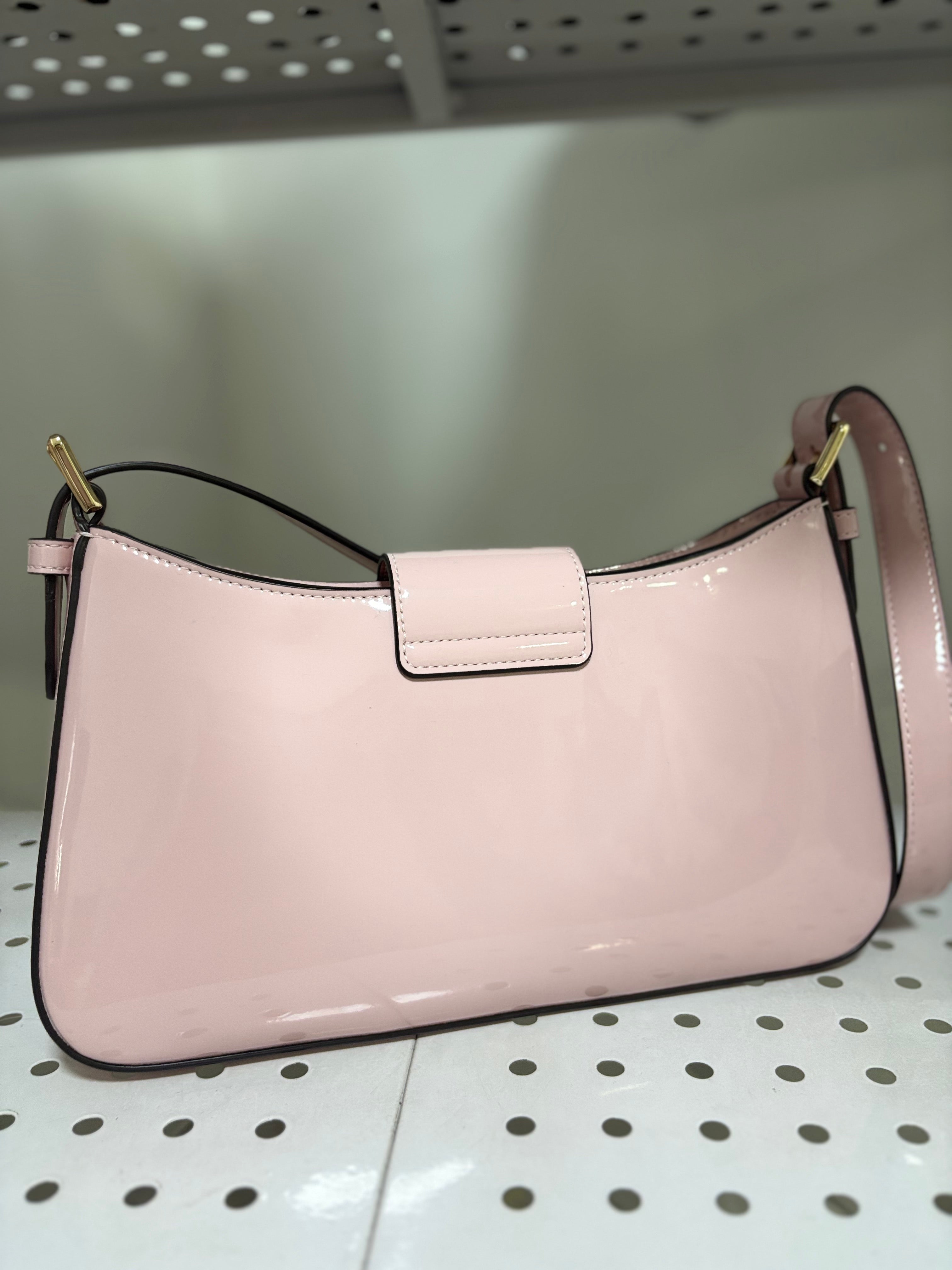 KATE SPADE Reegan Patent Small Shoulder Bag - Blush Pink