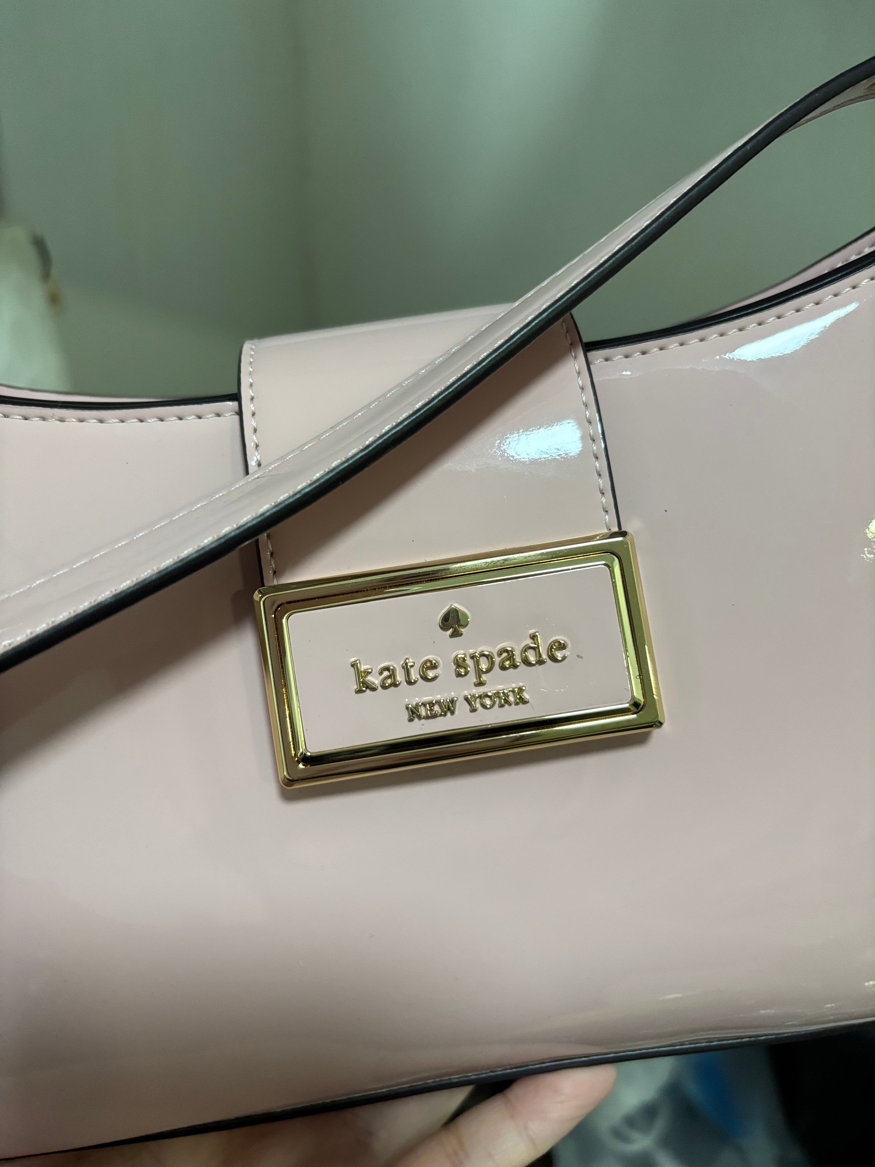 KATE SPADE Reegan Patent Small Shoulder Bag - Blush Pink