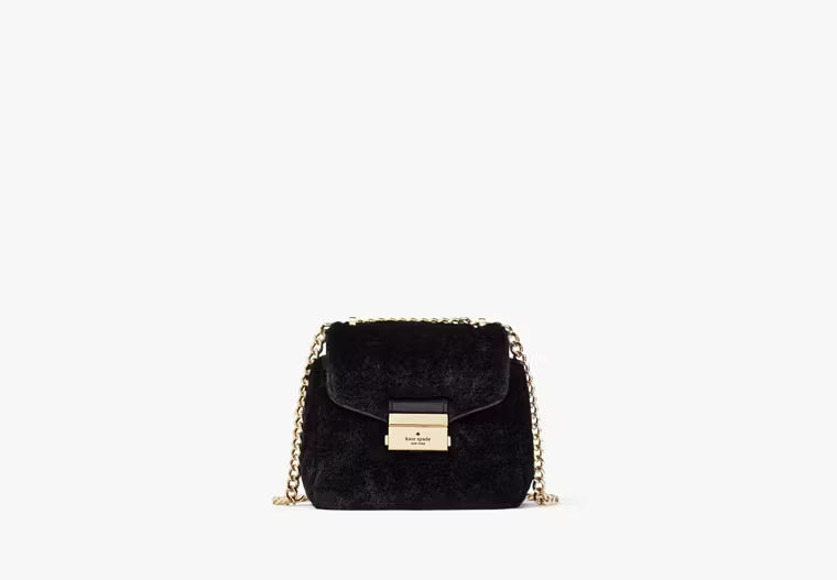 KATE SPADE Carey Faux Fur Micro Flap Crossbody