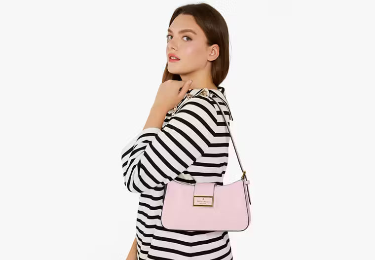 KATE SPADE Reegan Patent Small Shoulder Bag - Blush Pink