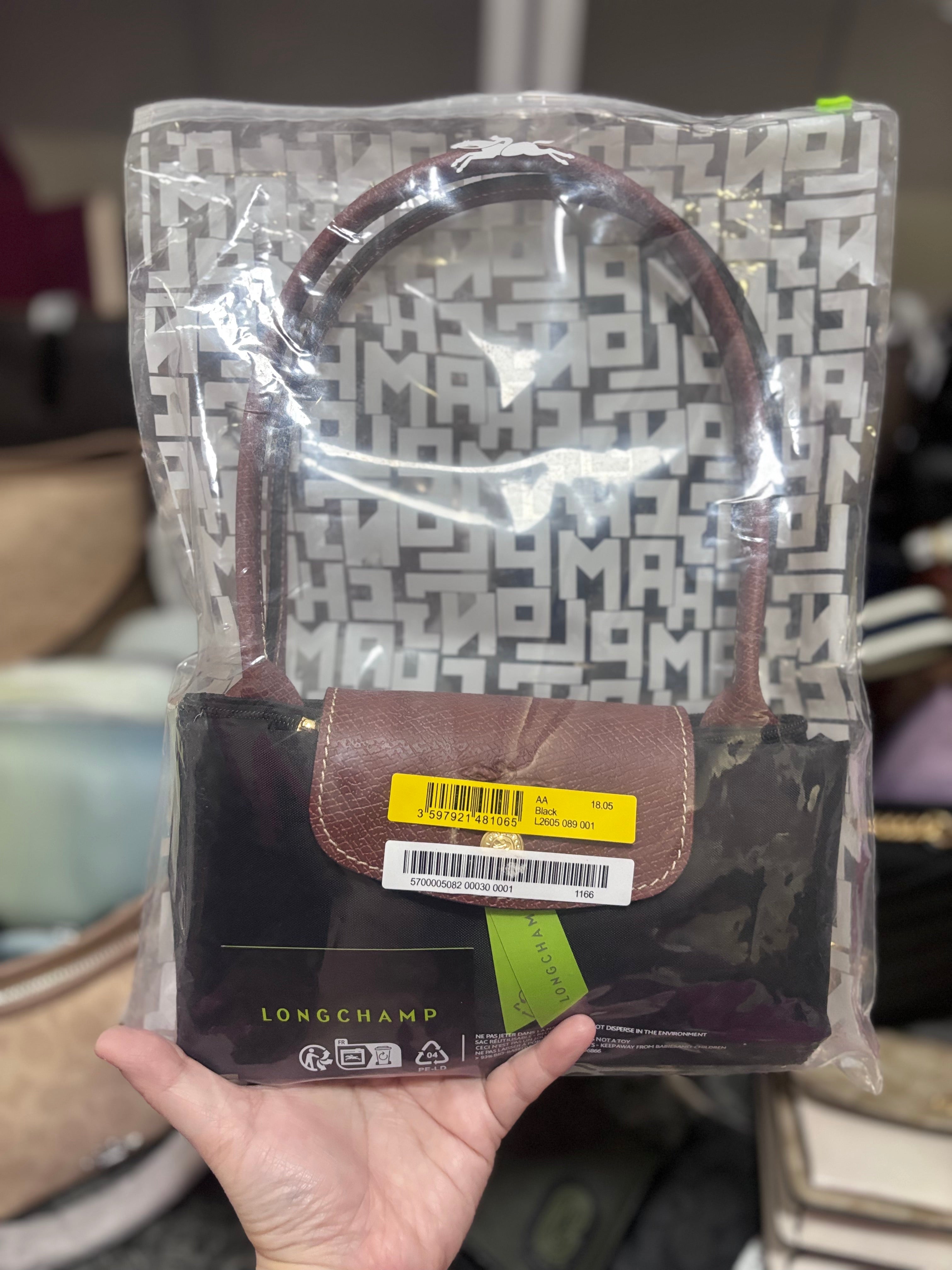 LONGCHAMP Long Handle Medium Black